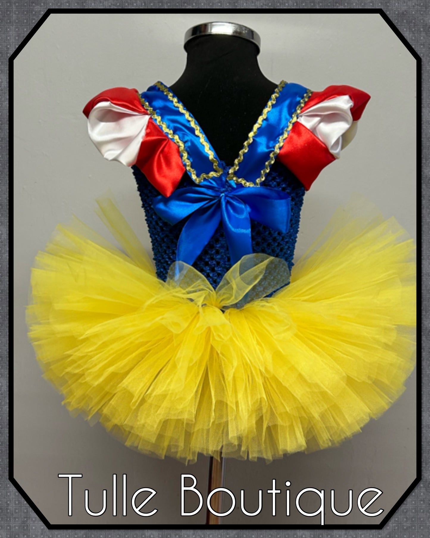 Girls Snow White Princess tutu dress fancy dress costume