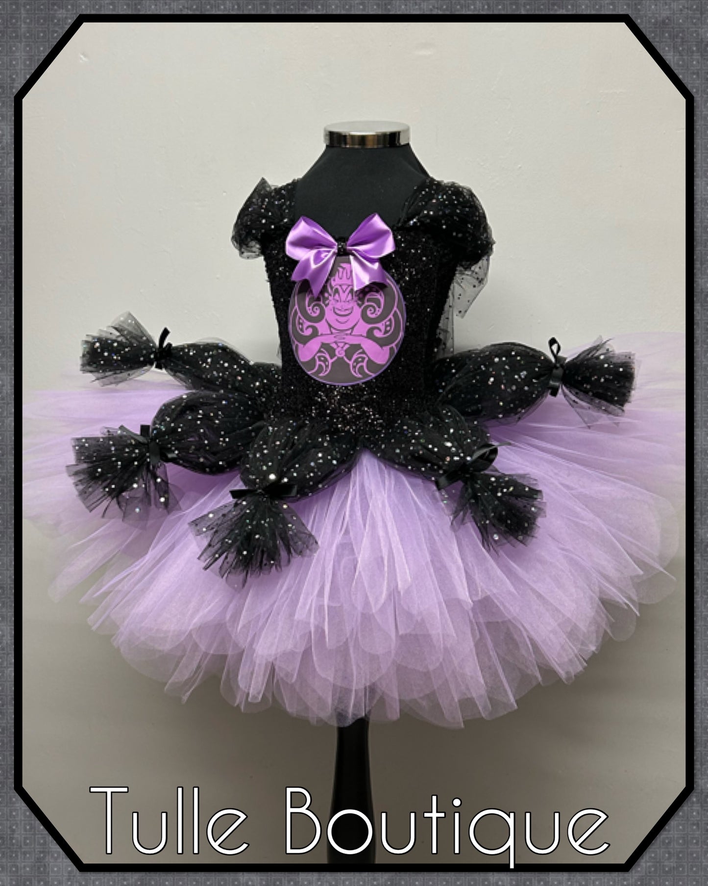 Girls toddlers Ursula costume tutu dress