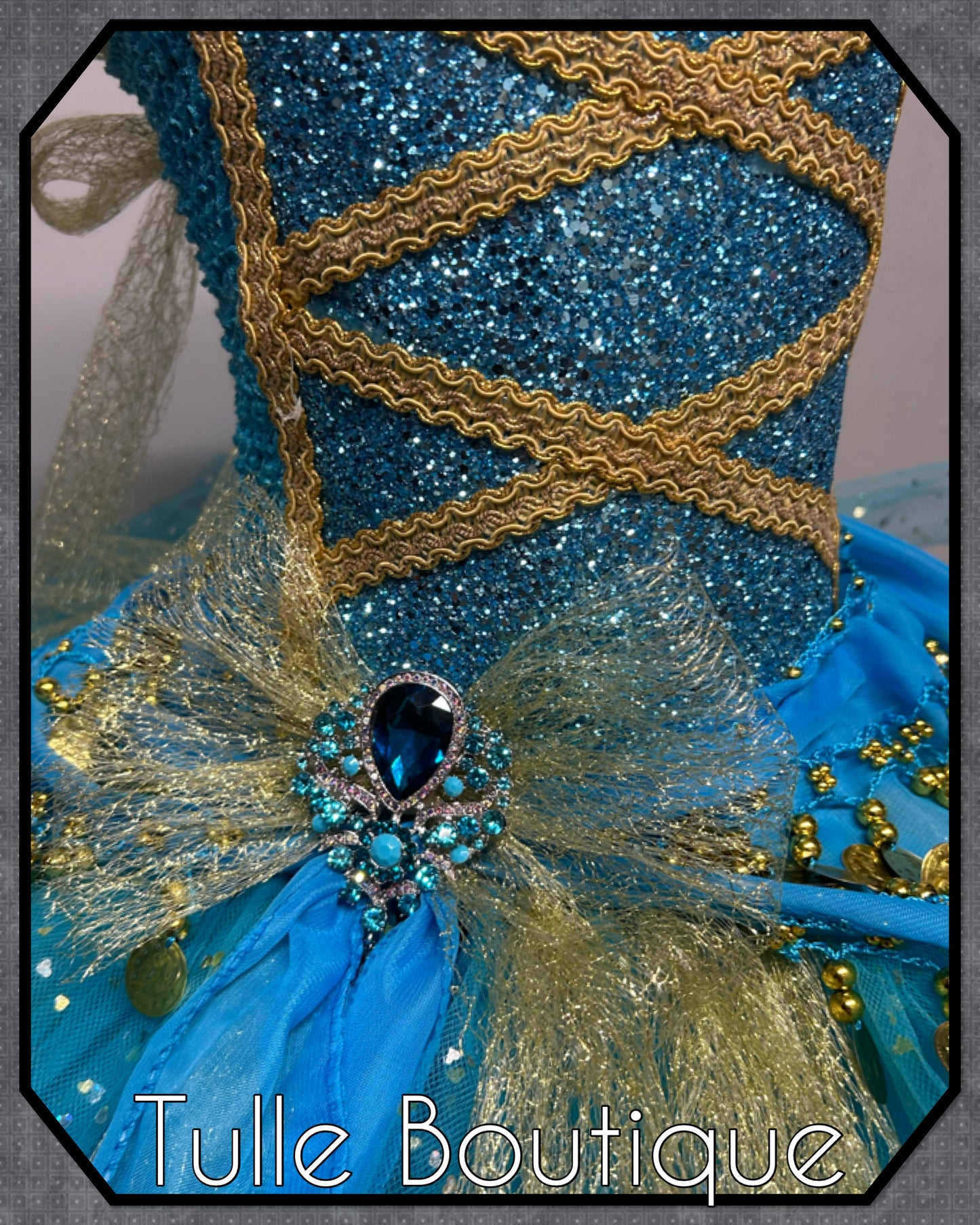 Girls toddlers Princess Jasmine tutu dress fancy dress costume