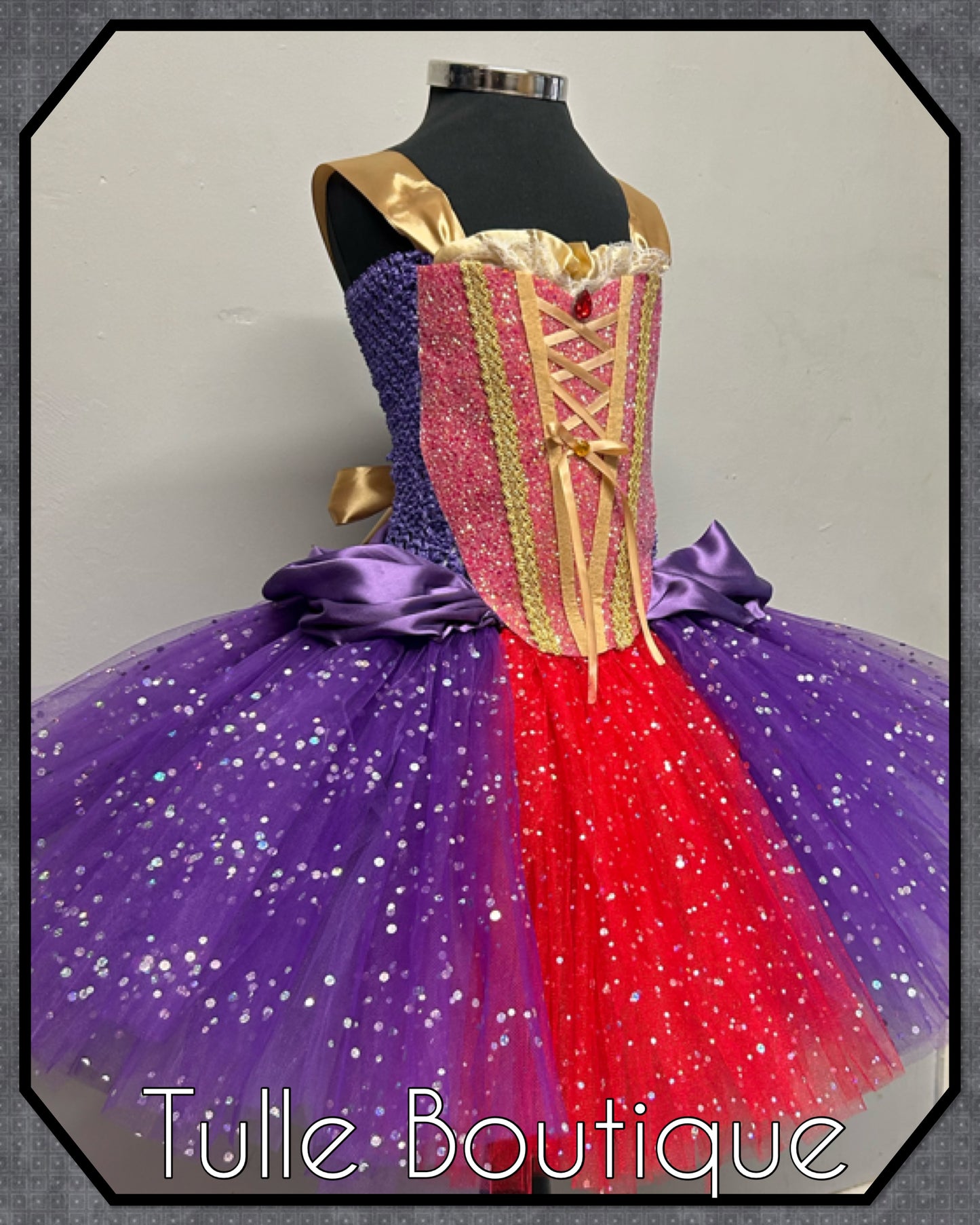 Girls Hocus Pocus Sarah Sanderson Halloween birthday world book tutu dress