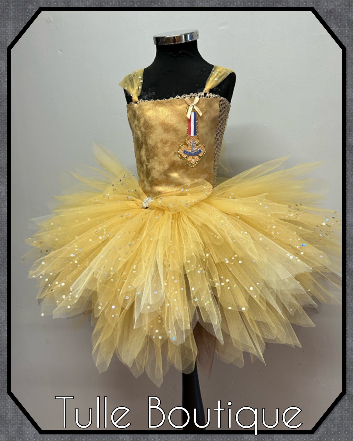 Girls Toddlers Wizard of Oz Cowardly Lion tutu dress fancy dress costume