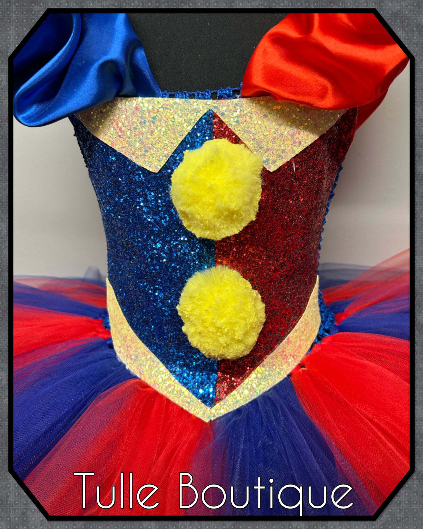Girls Pomni costume the amazing digital circus Halloween birthday tutu dress