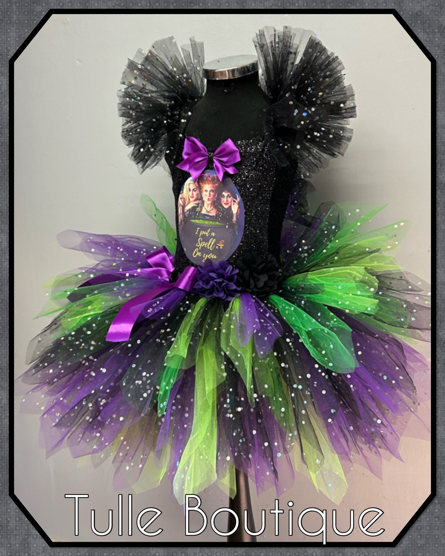 Girls Hocus Pocus Halloween birthday world book tutu dress