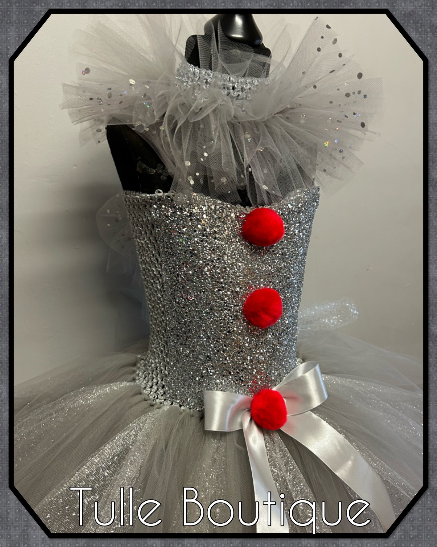 Girls Pennywise costume Killer Clown IT Halloween birthday tutu dress