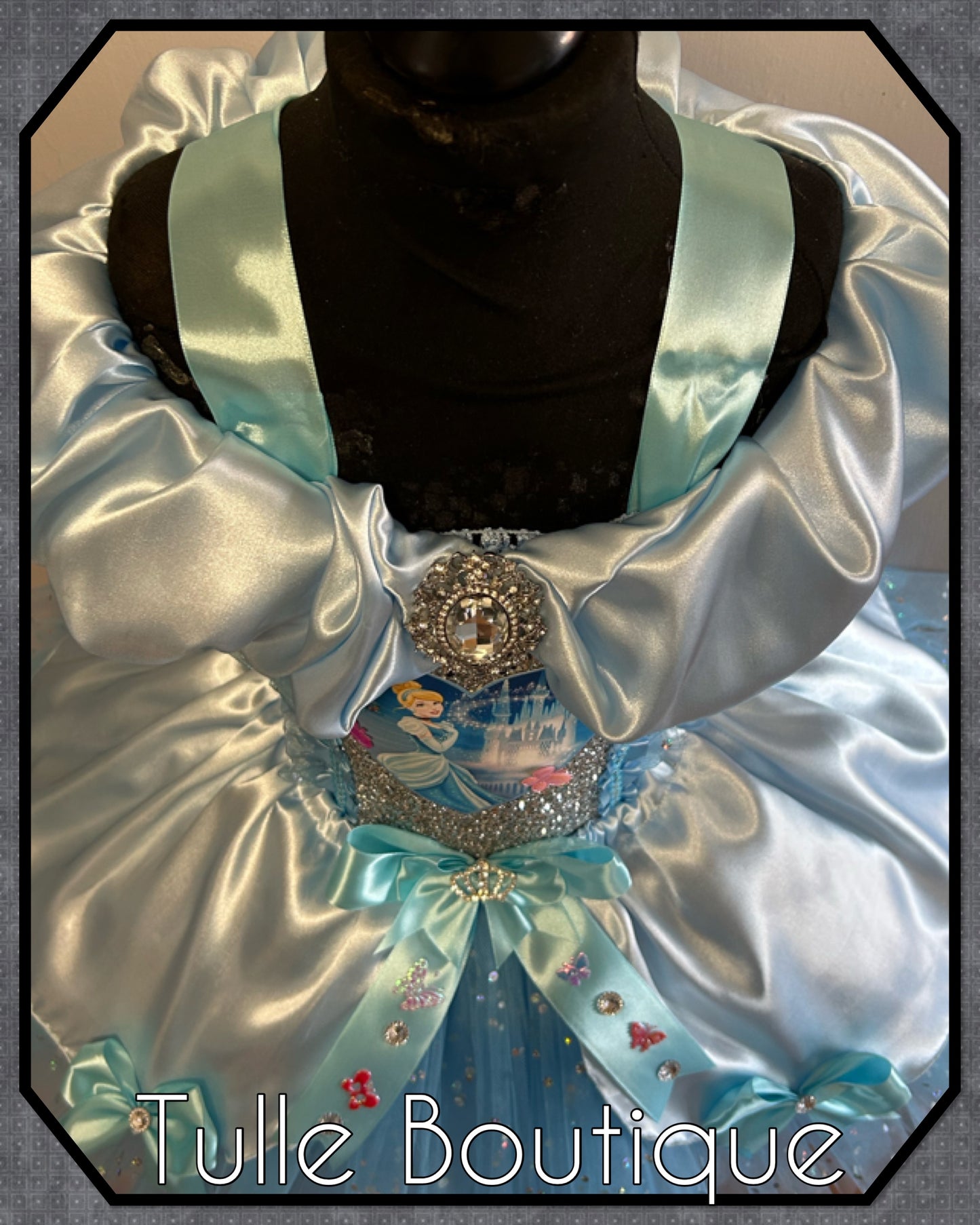 Girls Cinderella Princess ballgown birthday party tutu dress