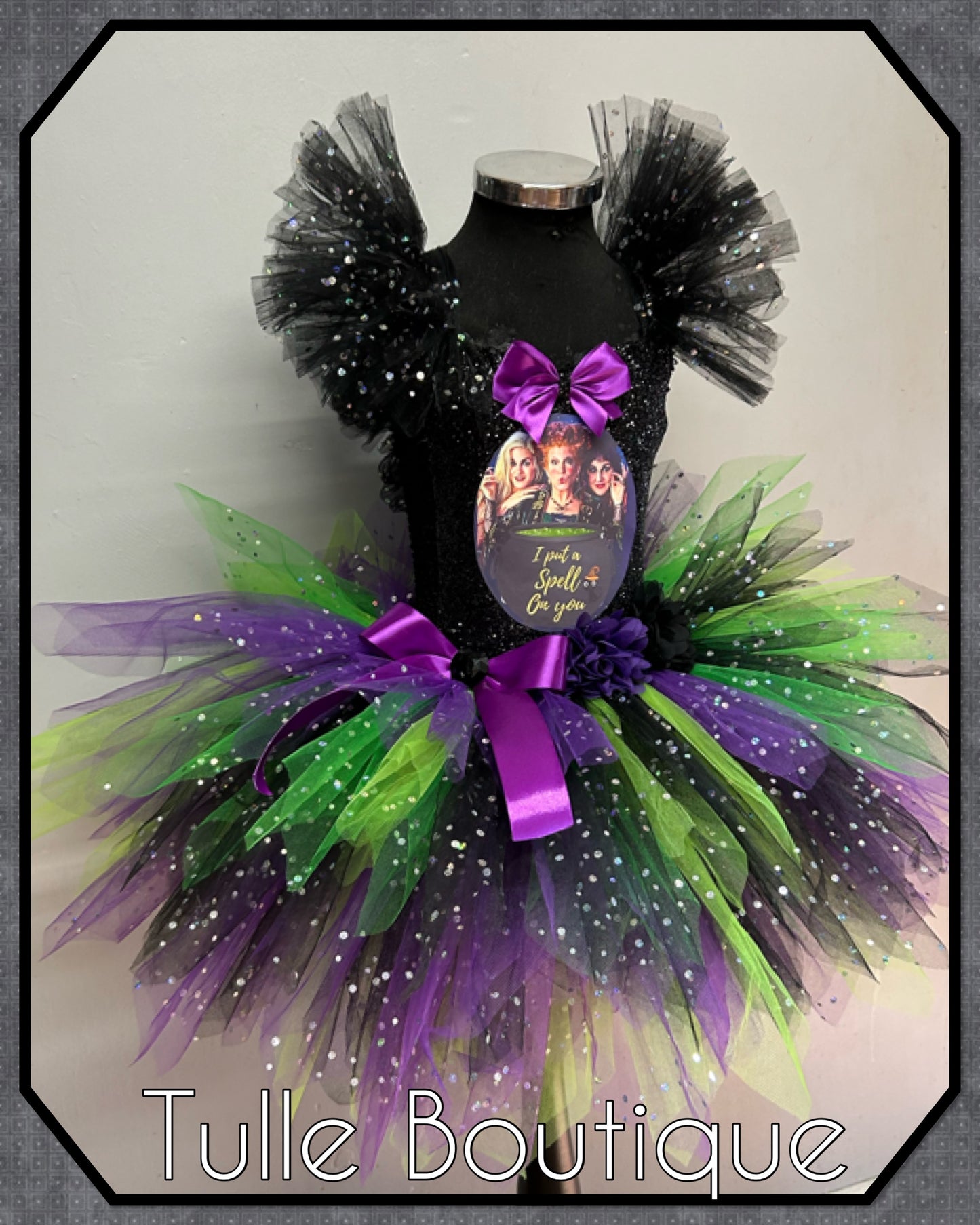 Girls Hocus Pocus Halloween birthday world book tutu dress