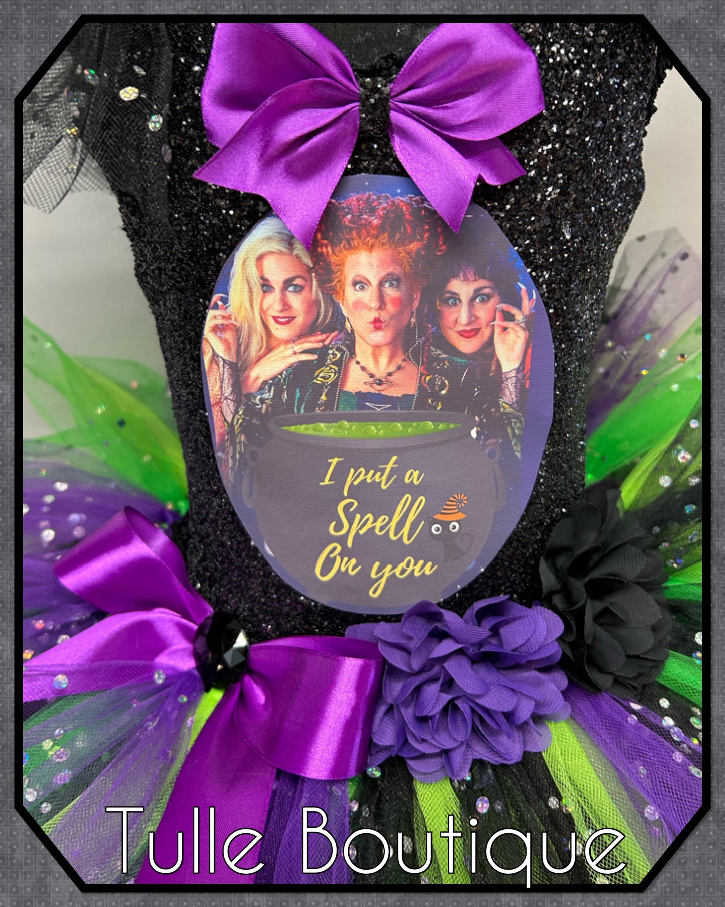 Girls Hocus Pocus Halloween birthday world book tutu dress