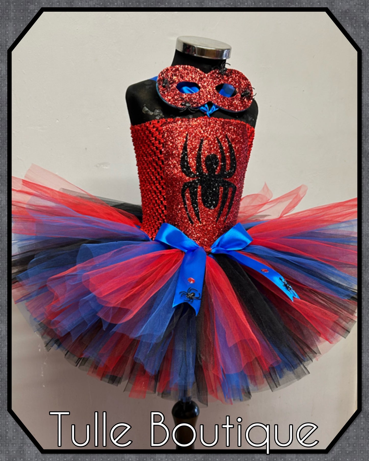 Girls toddlers Spiderman princess superhero birthday tutu dress