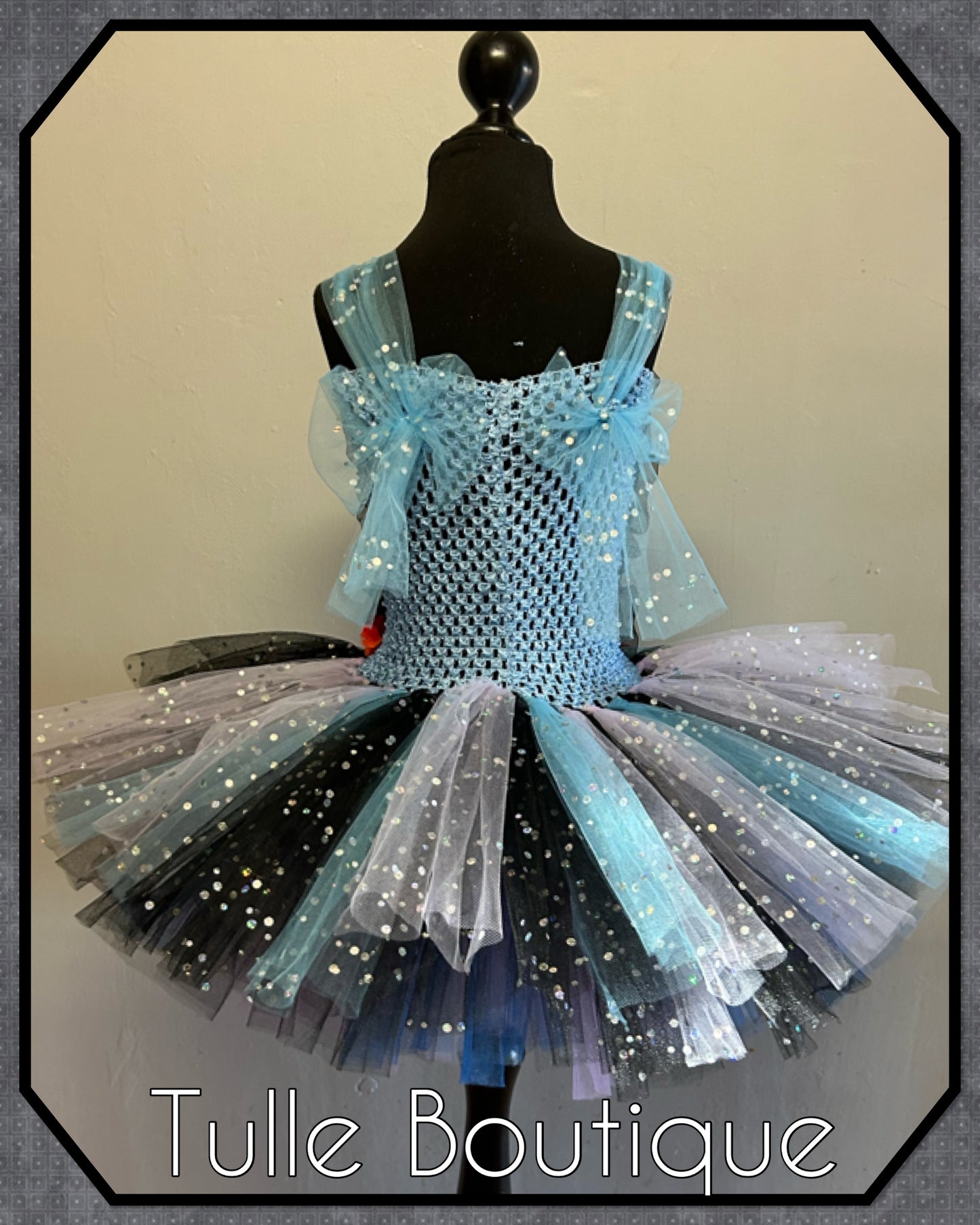 Girls Halloween Pumpkin Stitch princess birthday tutu dress
