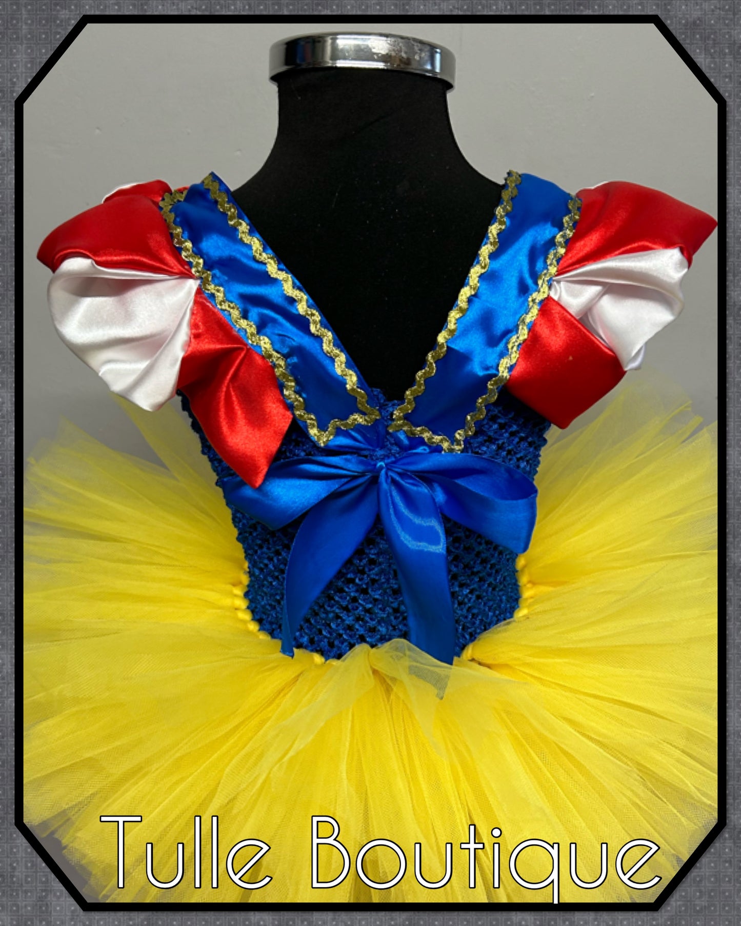Girls Snow White Princess tutu dress fancy dress costume