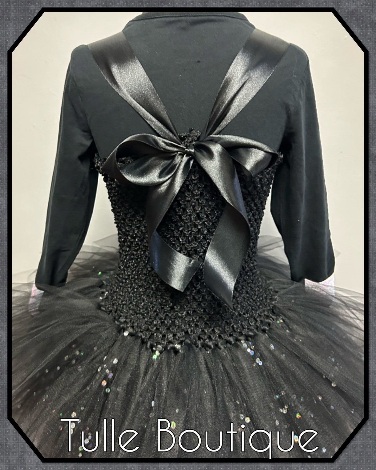 Wednesday Addams halloween birthday party tutu dress