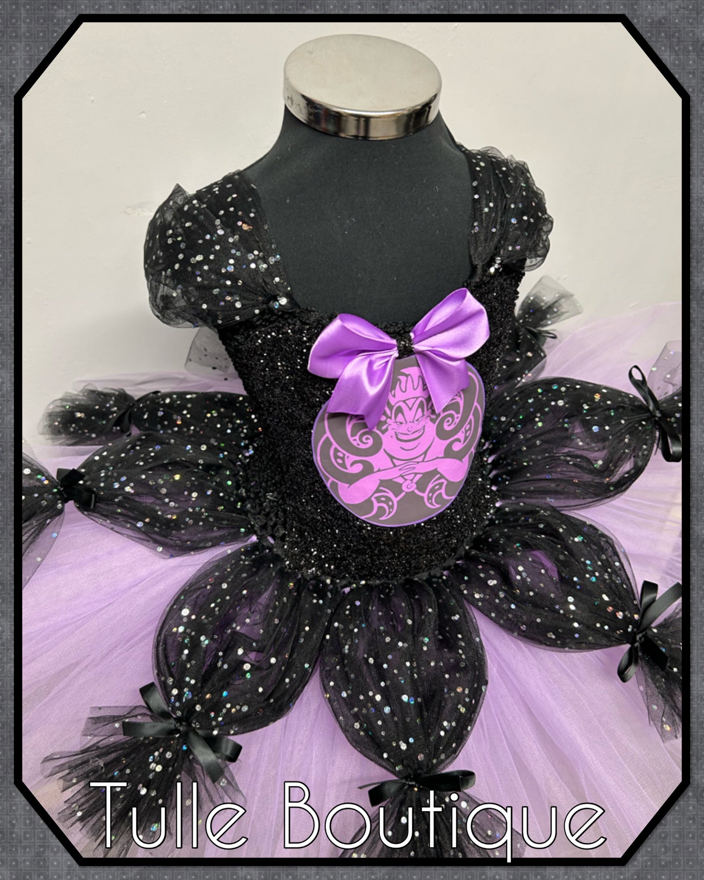 Girls toddlers Ursula costume tutu dress