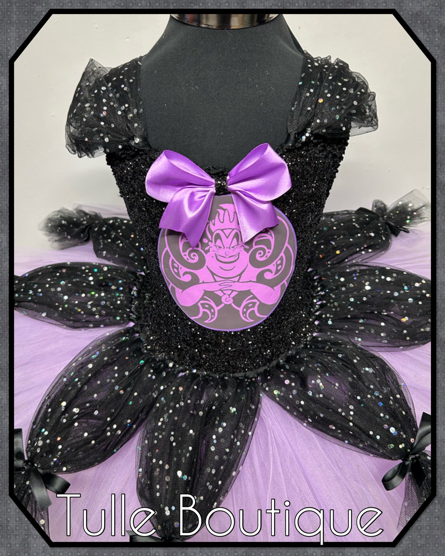 Girls toddlers Ursula costume tutu dress