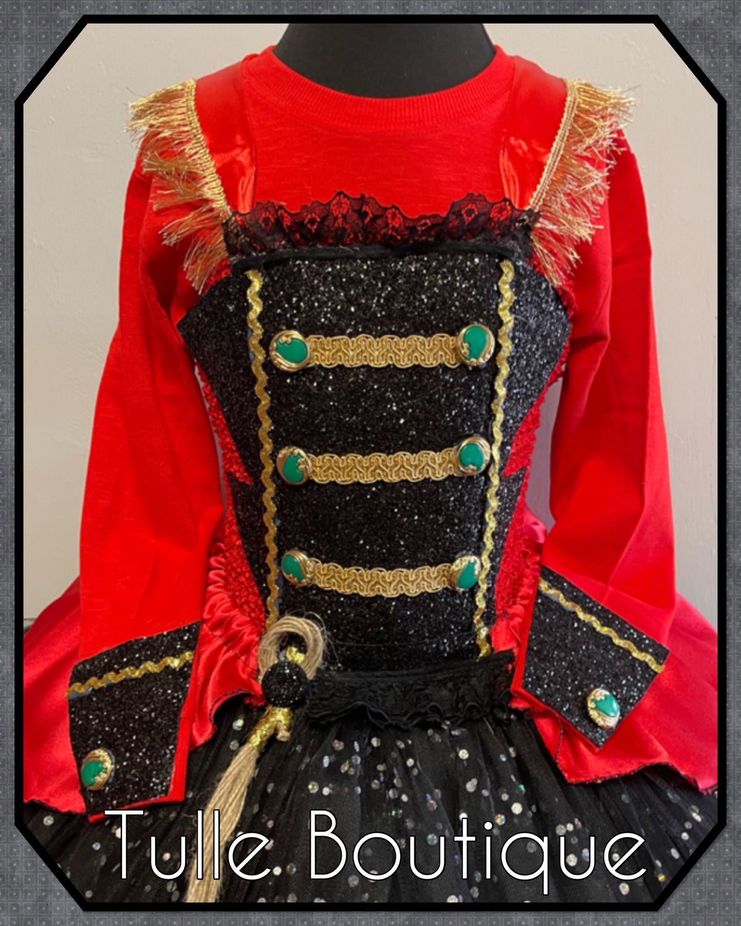 Girls Christmas Nutcracker Ring Master circus the greatest showman ballgown tutu fancy dress costume