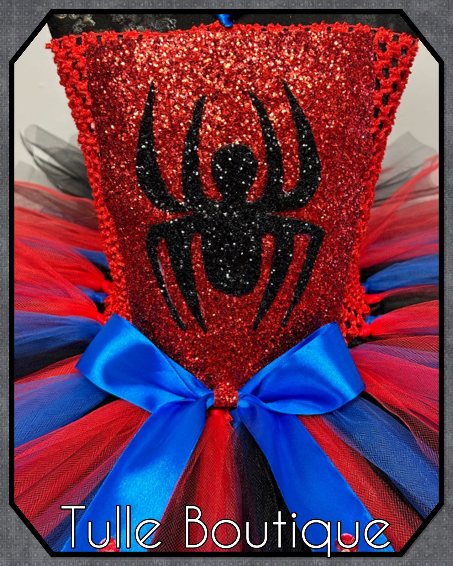 Girls toddlers Spiderman princess superhero birthday tutu dress