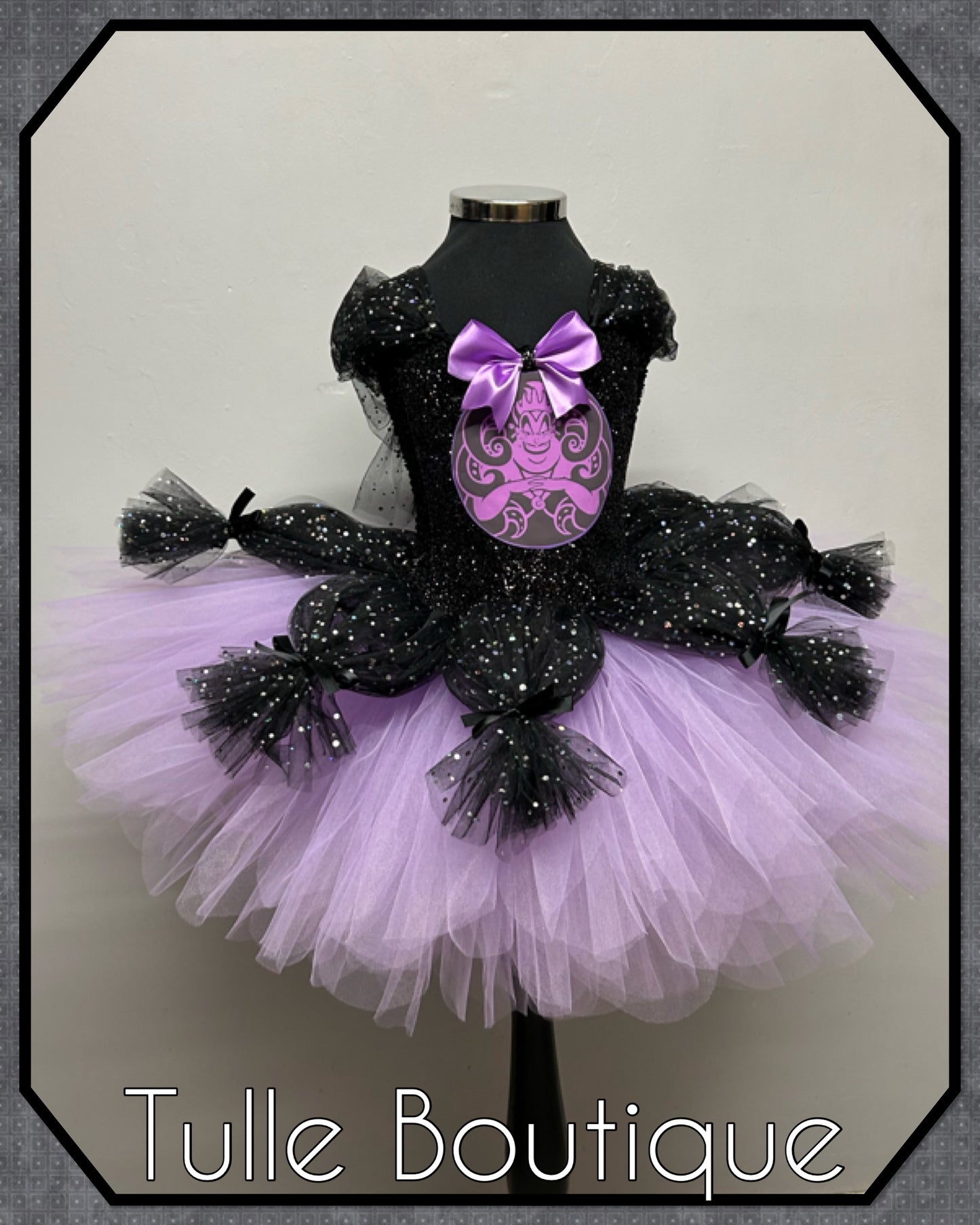 Girls toddlers Ursula costume tutu dress