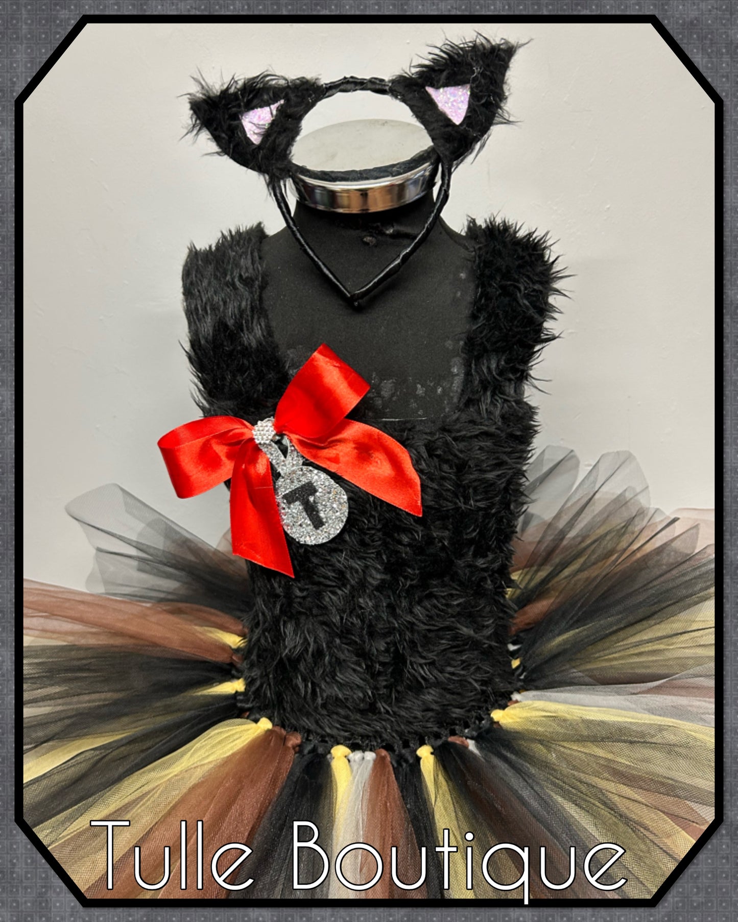 Girls toddlers Dorothy’s dog Toto wizard of Oz tutu dress fancy dress costume outfit