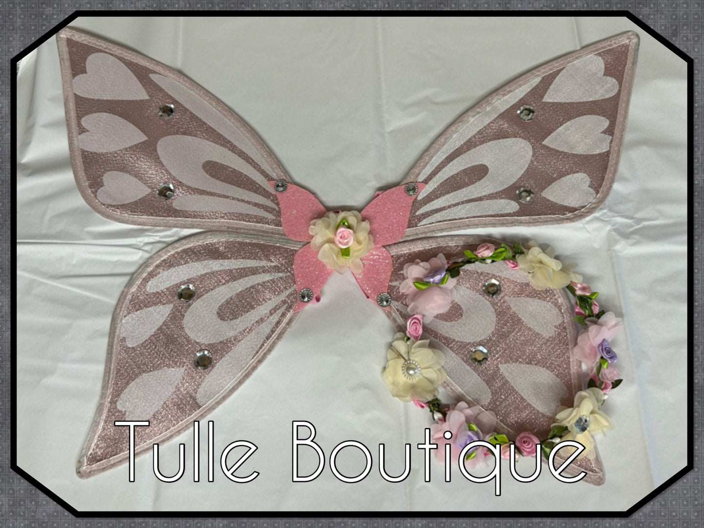 Lena. Girls toddlers Nude pinks flower fairy princess tutu birthday party dress. Fairy first birthday.