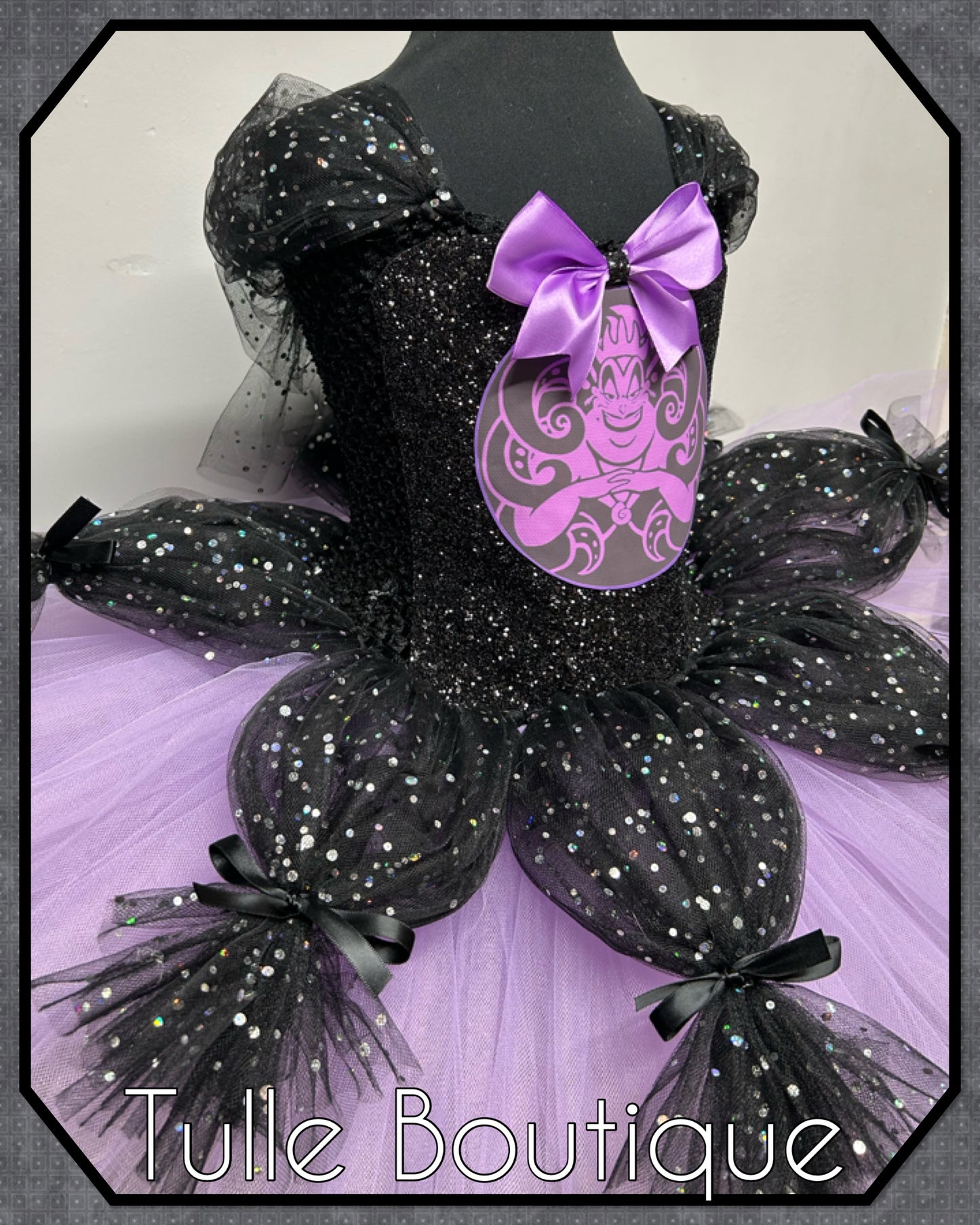 Girls toddlers Ursula costume tutu dress