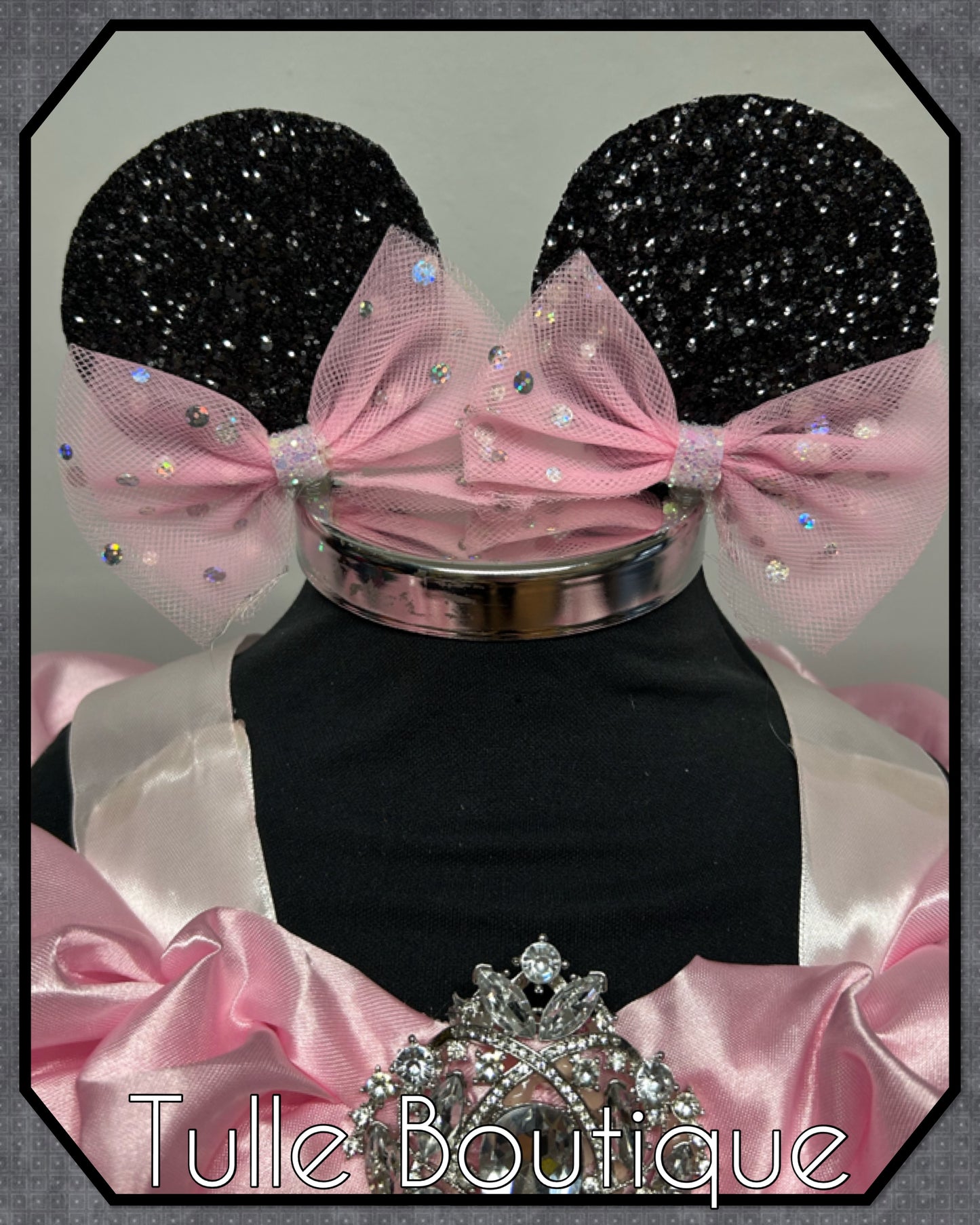Girls toddlers Minnie Mouse baby pink ballgown tutu dress party dress