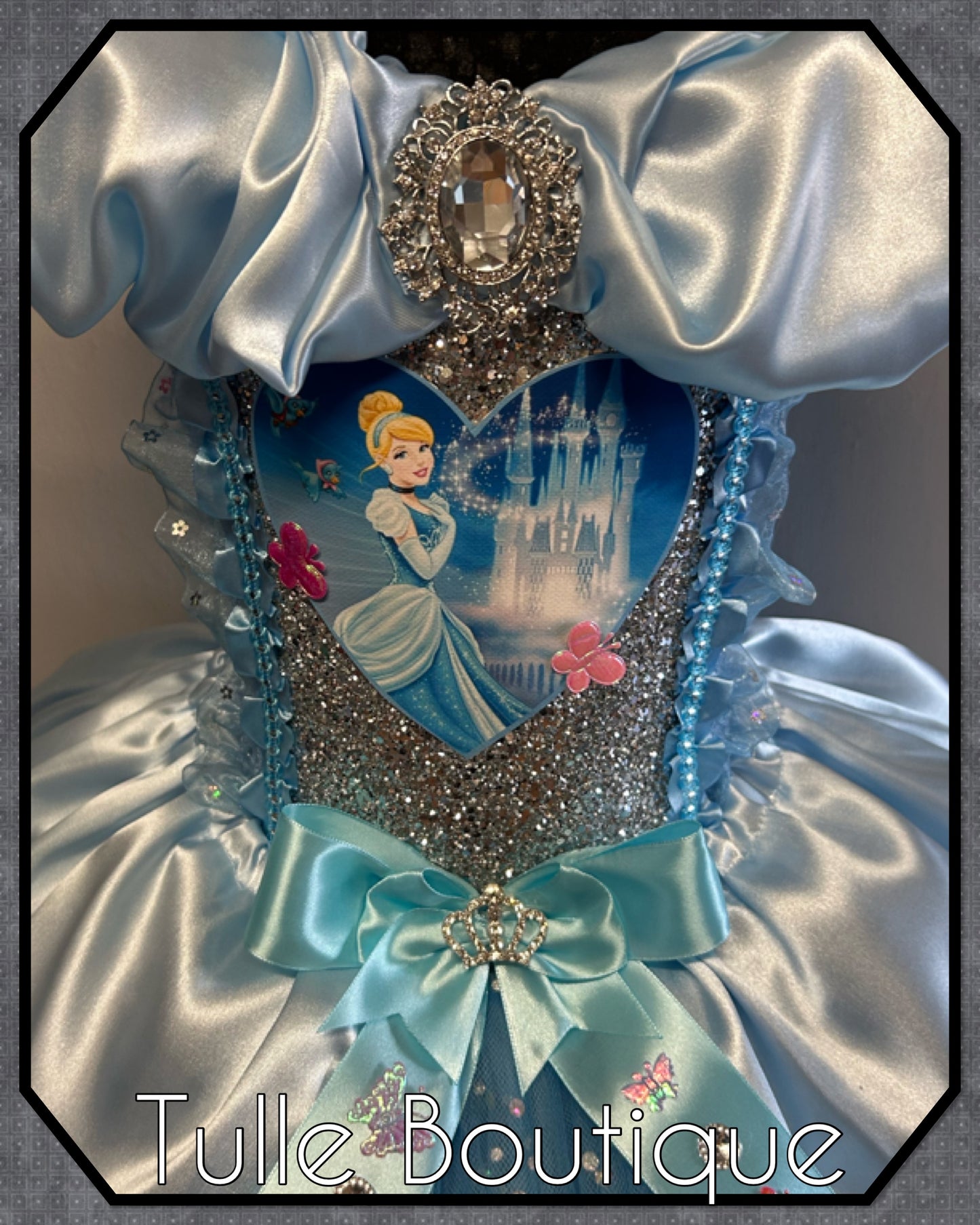 Girls Cinderella Princess ballgown birthday party tutu dress