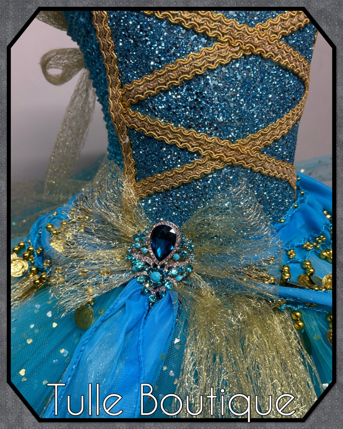 Girls toddlers Princess Jasmine tutu dress fancy dress costume