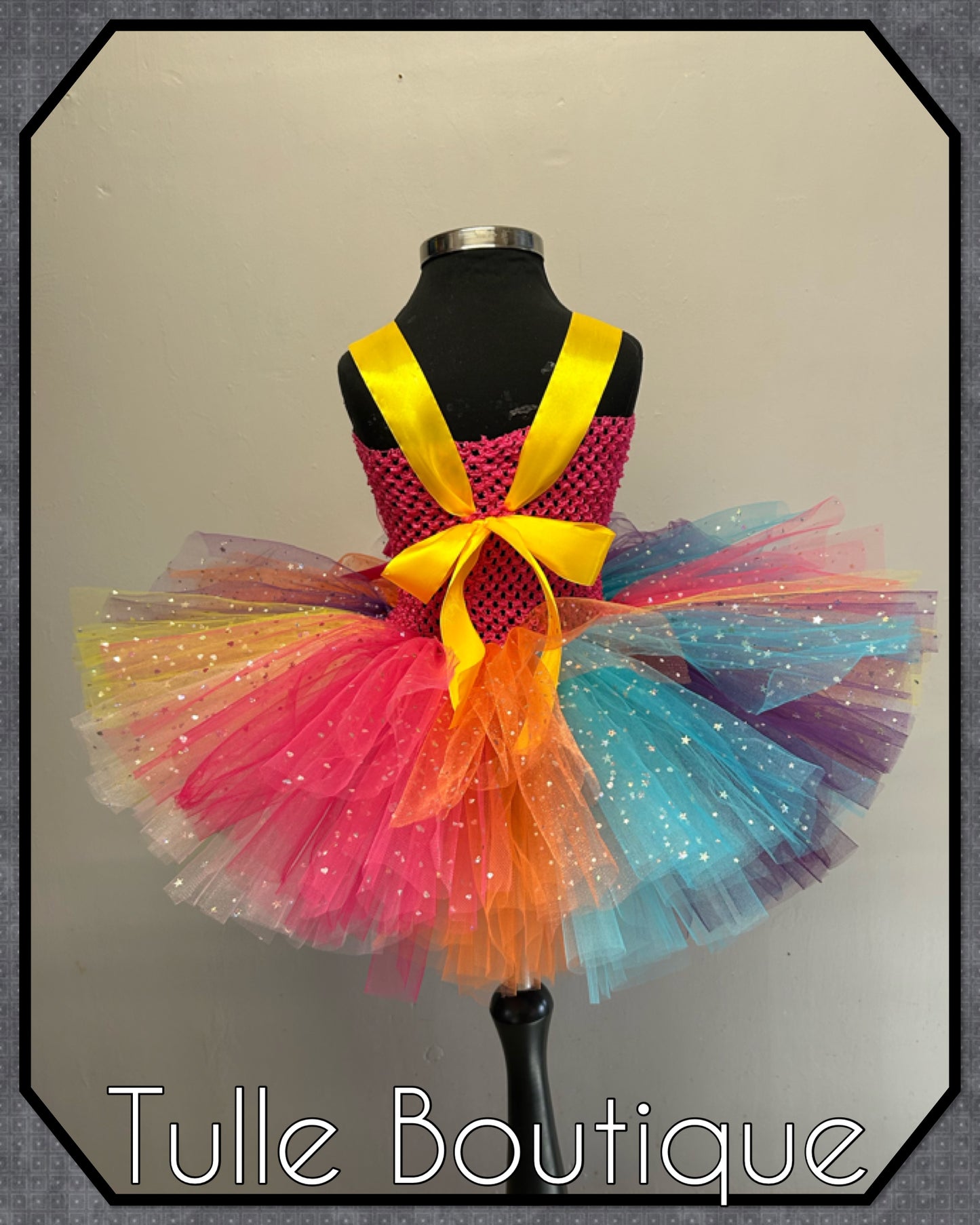 Girls toddlers baby shark rainbow birthday tutu dress