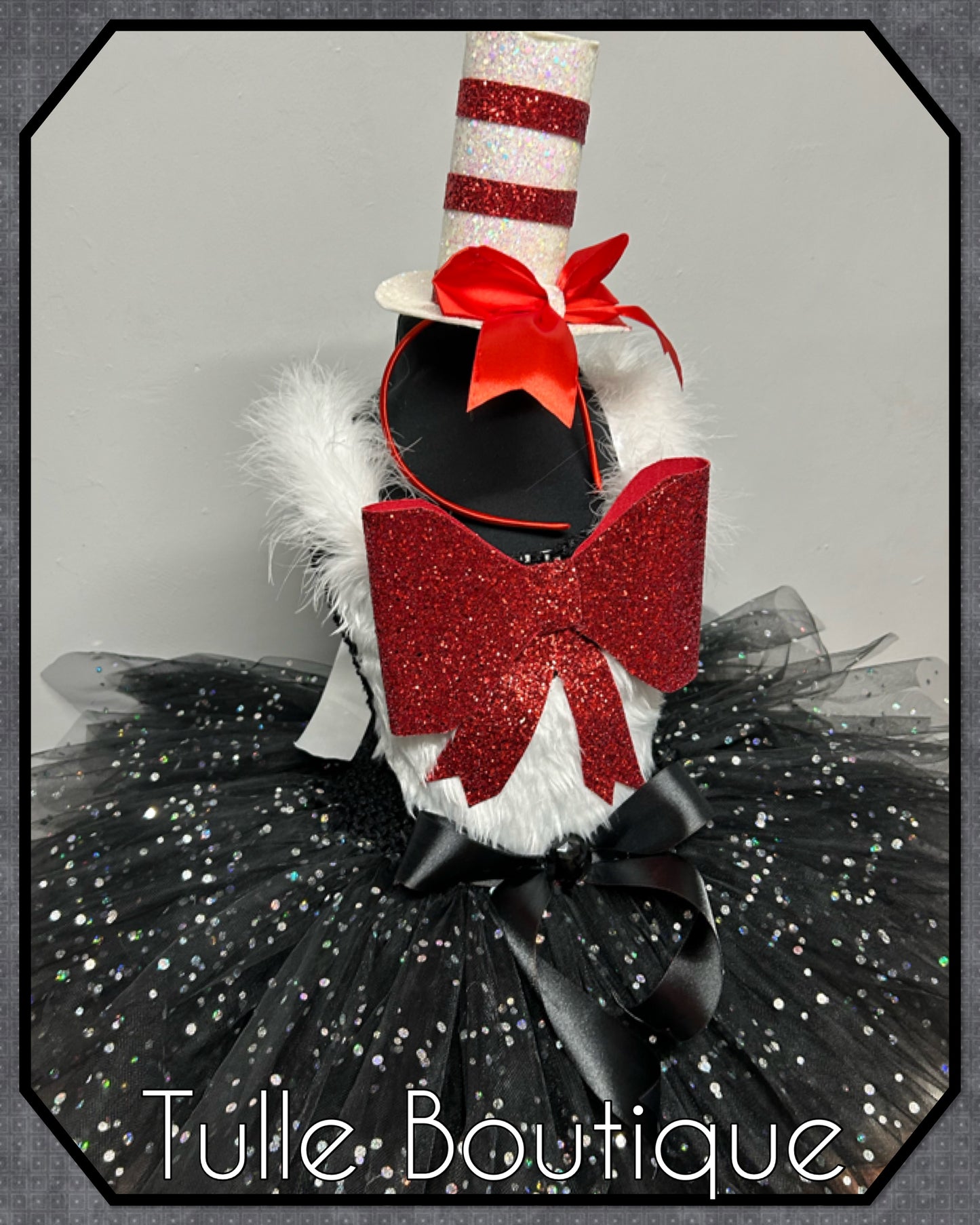 Girls toddlers The cat in the hat world book day birthday tutu dress