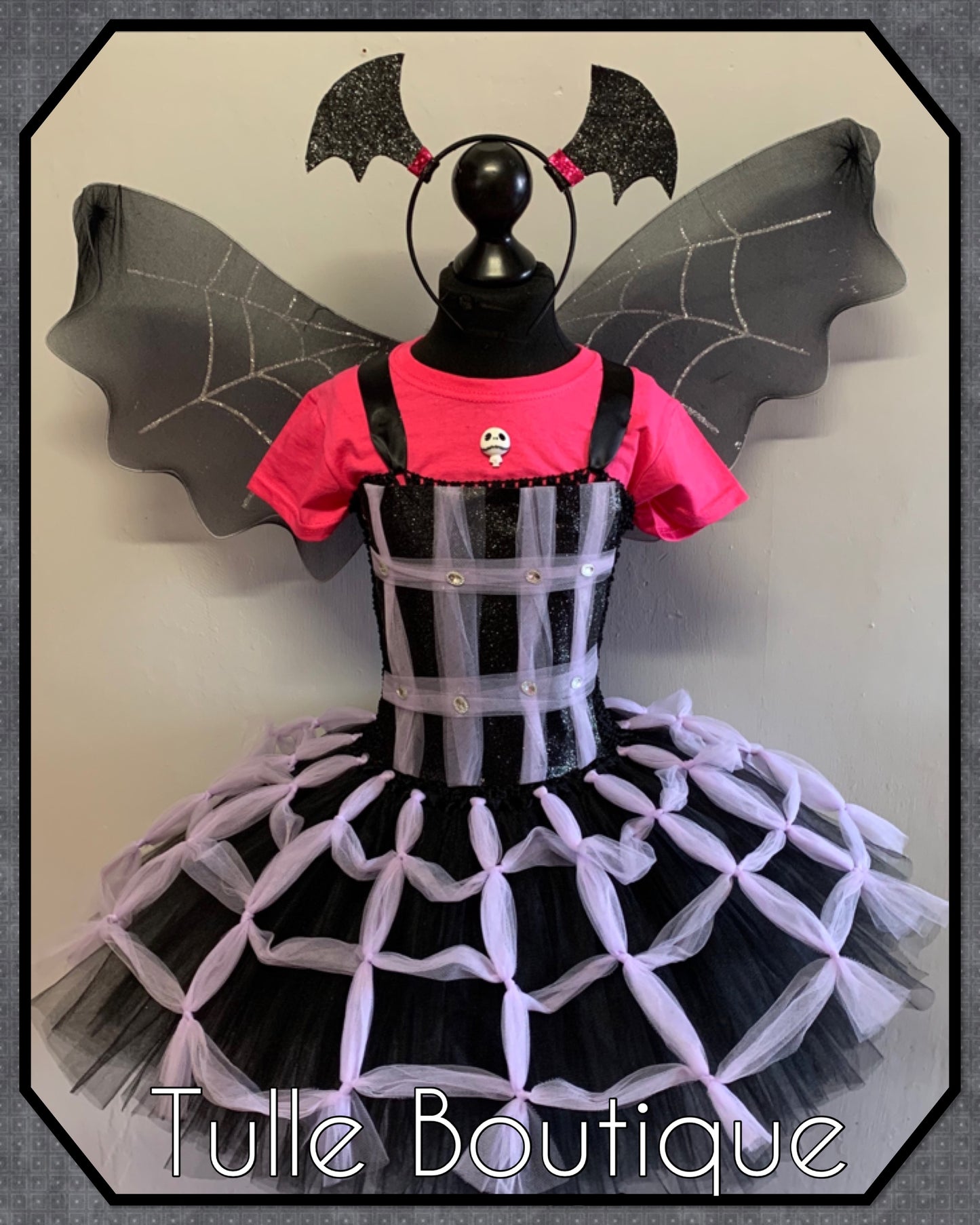 Girls Vampirina halloween birthday party tutu dress fancy dress costume