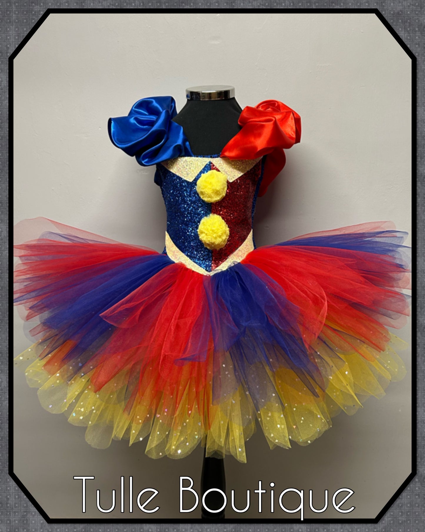 Girls Pomni costume the amazing digital circus Halloween birthday tutu dress