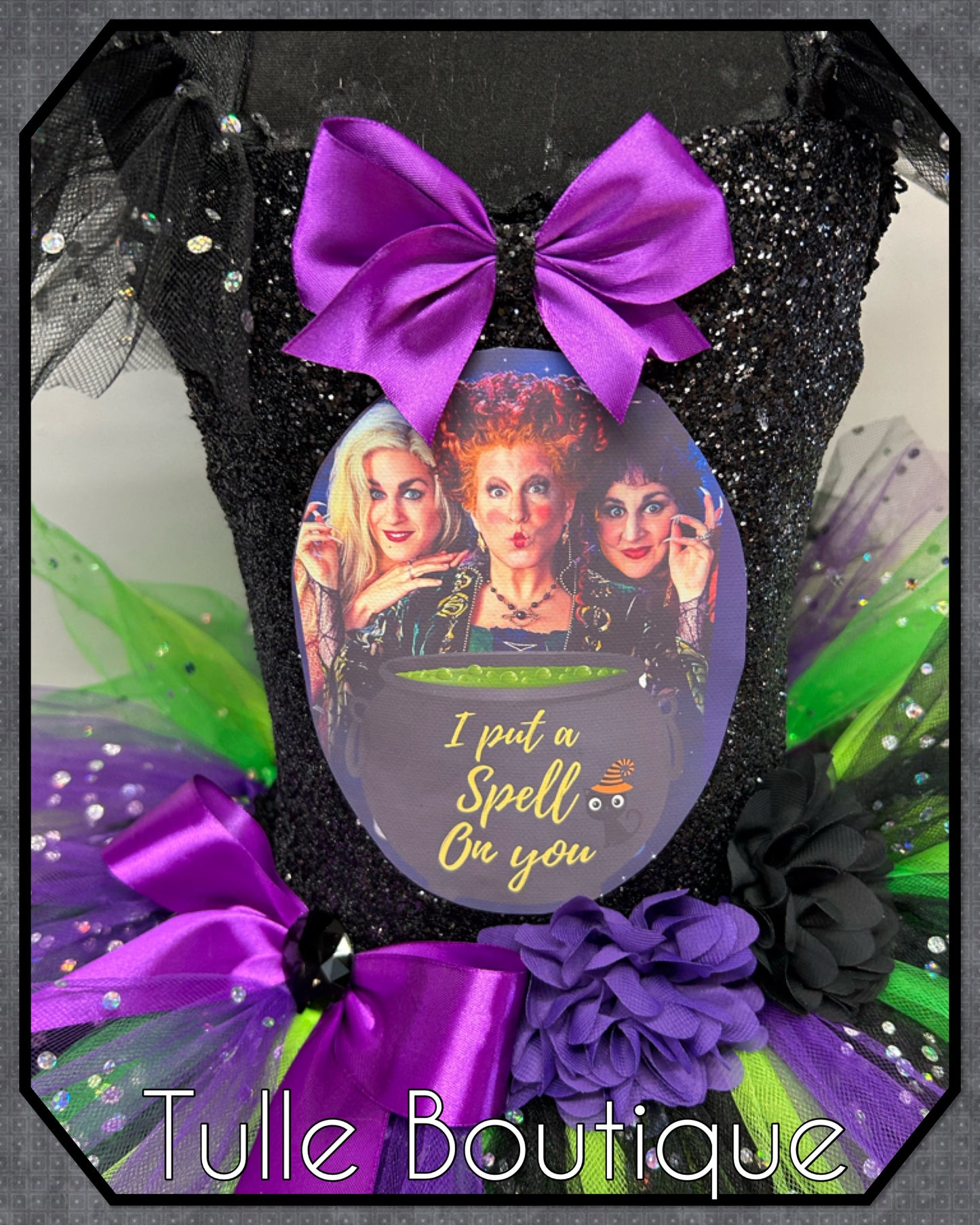 Girls Hocus Pocus Halloween birthday world book tutu dress