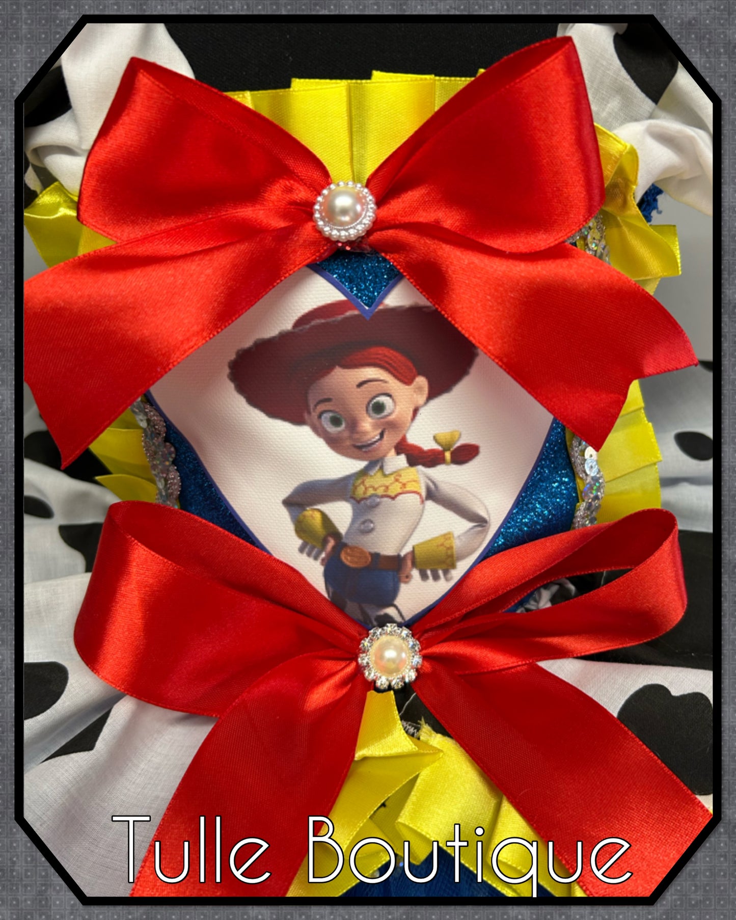 Girls toddlers Jessie cowgirl ballgown tutu dress fancy dress costume
