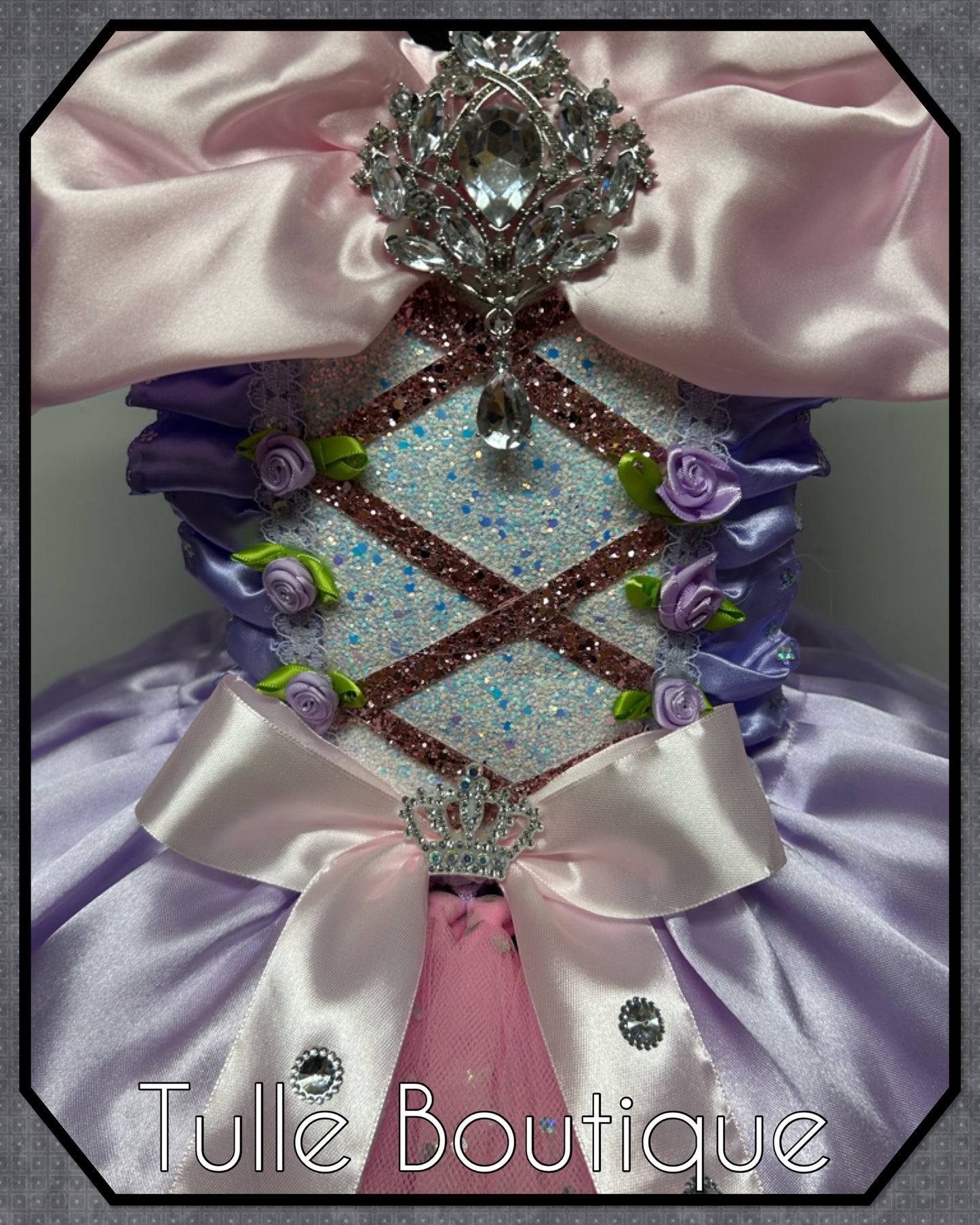 Girls toddlers Tangled Princess Rapunzel ballgown tutu dress