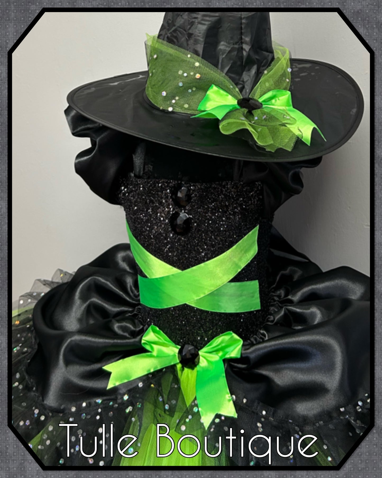Girls Toddlers Wizard of Oz Wicked Witch of the west Elphaba costume tutu dress