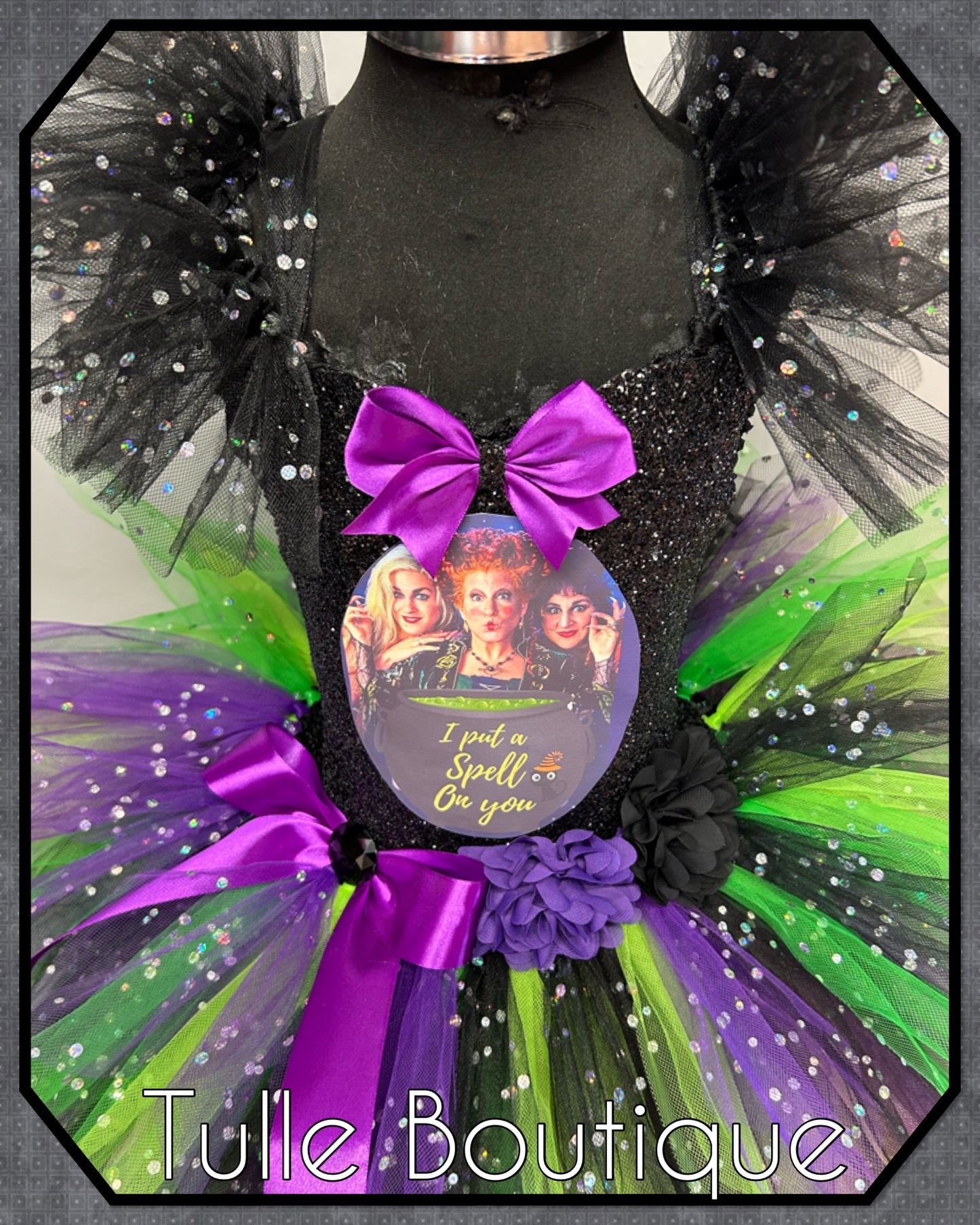 Girls Hocus Pocus Halloween birthday world book tutu dress