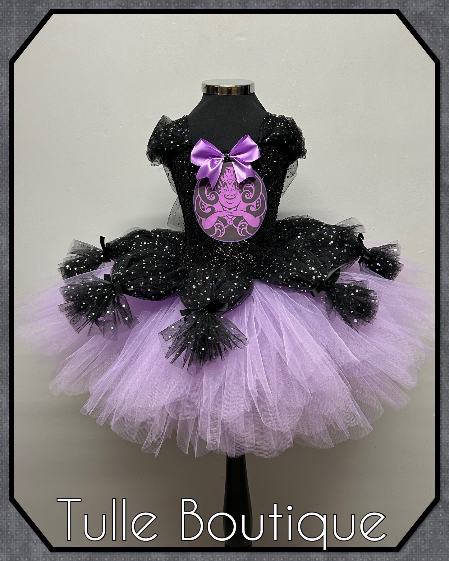 Girls toddlers Ursula costume tutu dress