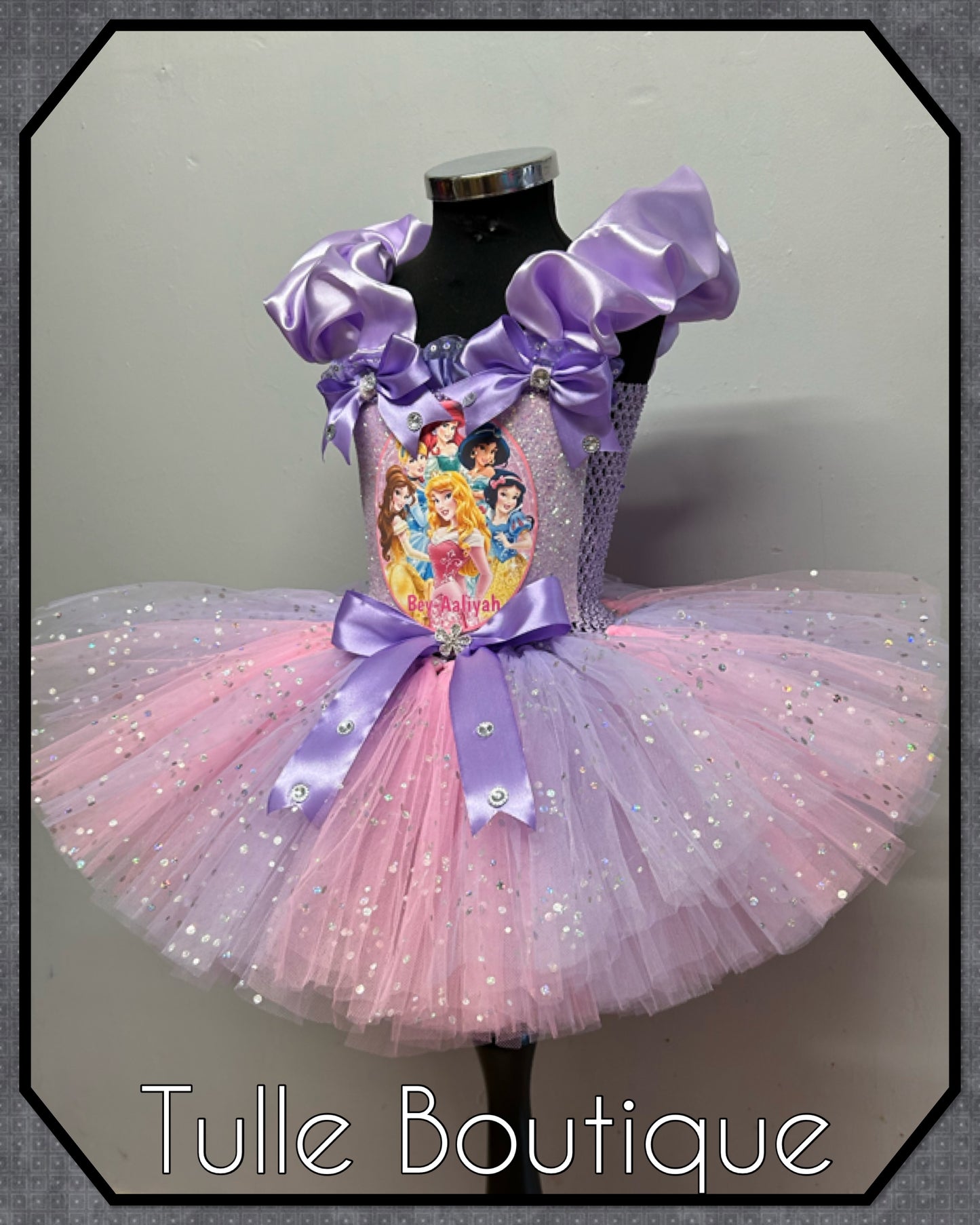 Princess birthday party tutu dress