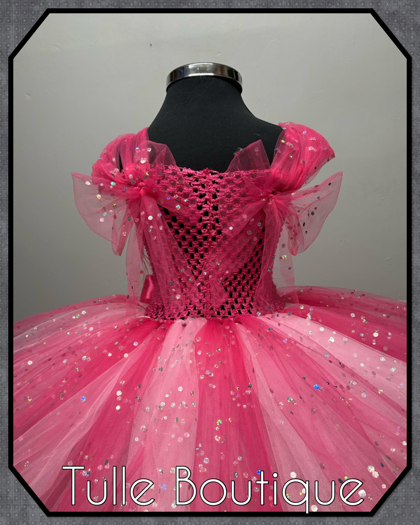 Girls toddlers Hotpink Peppa pig tutu birthday party dress