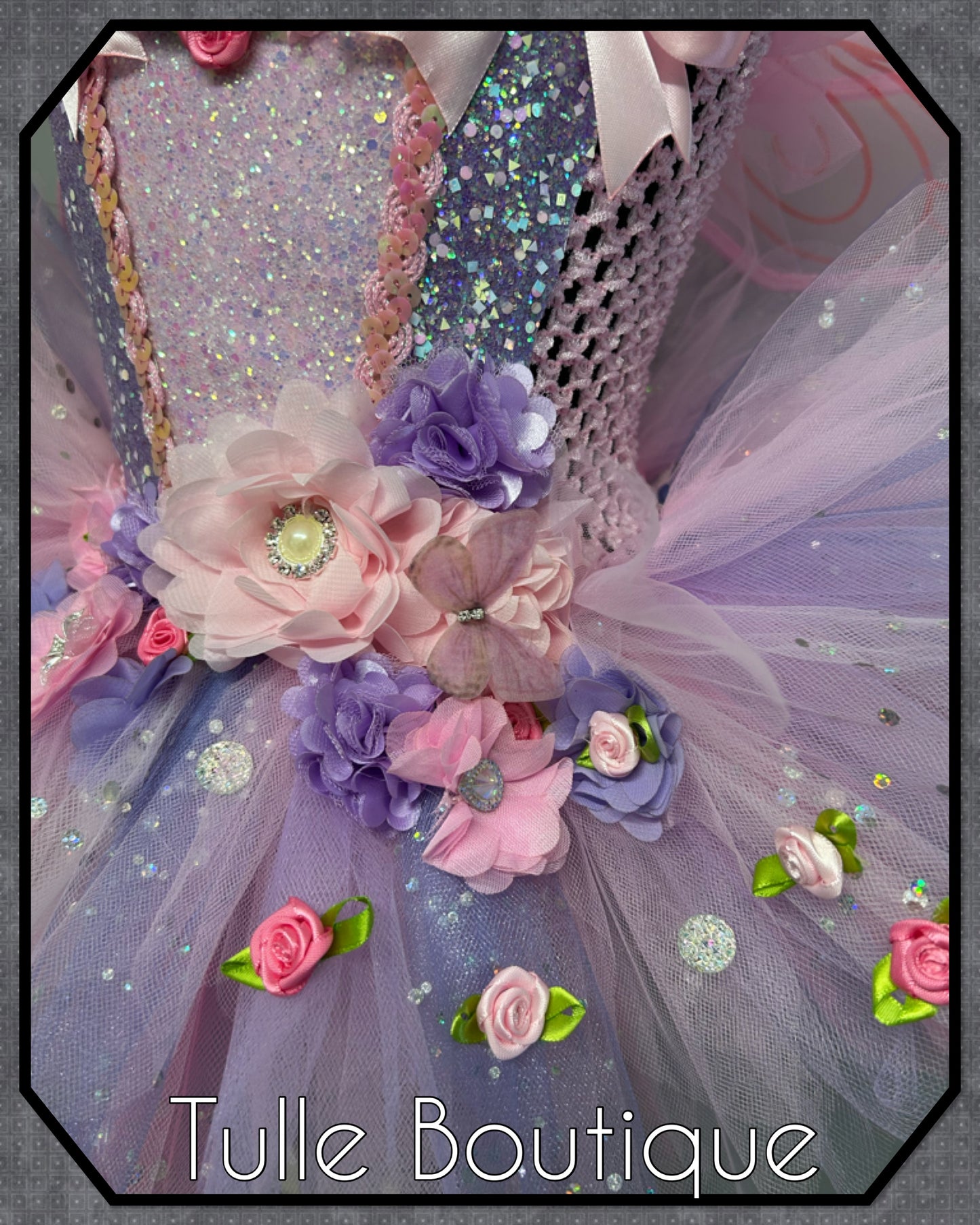 LANA. Girls toddlers pinks and lilac flower fairy princess tutu birthday party dress. Fairy first birthday.