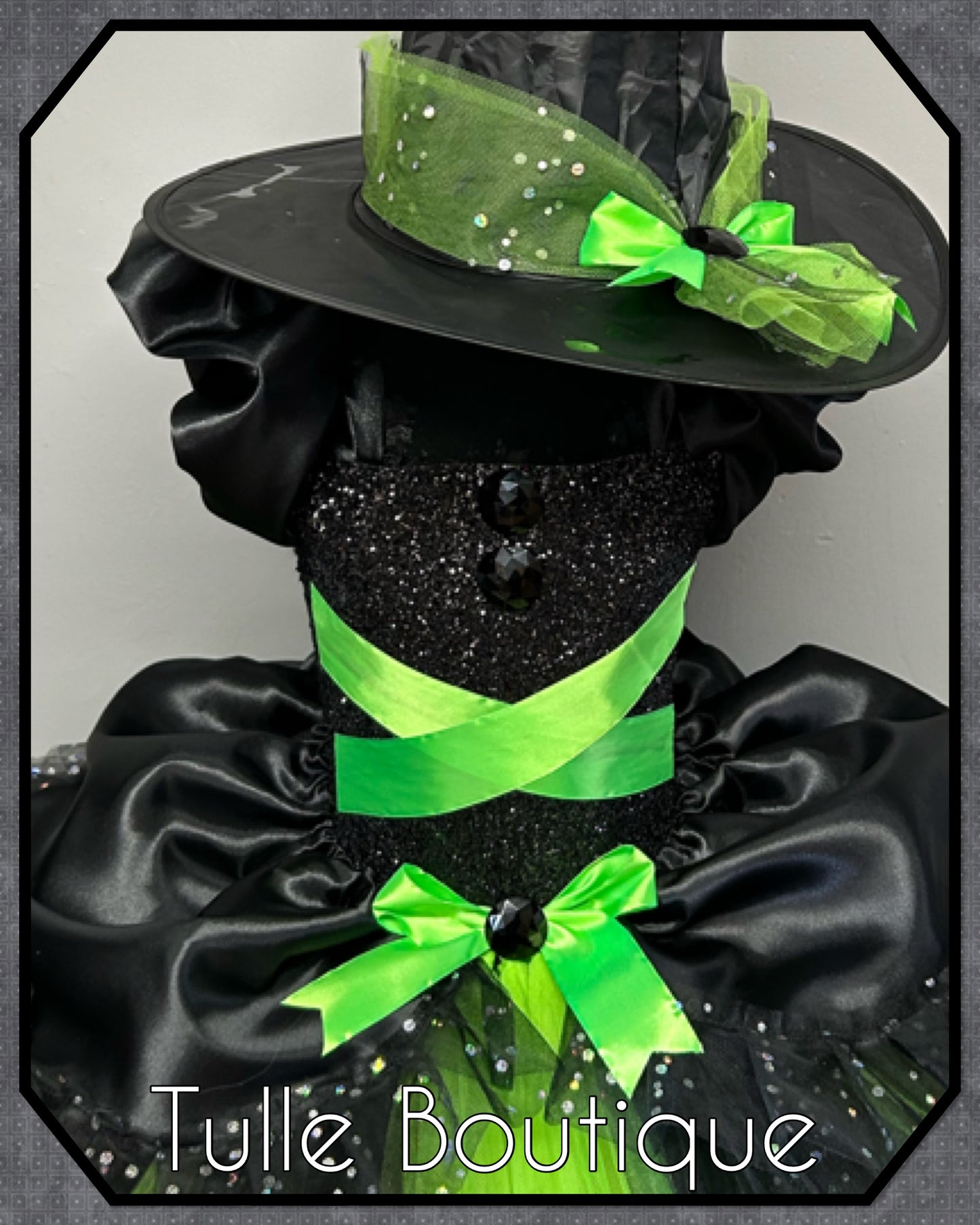 Girls Toddlers Wizard of Oz Wicked Witch of the west Elphaba costume tutu dress