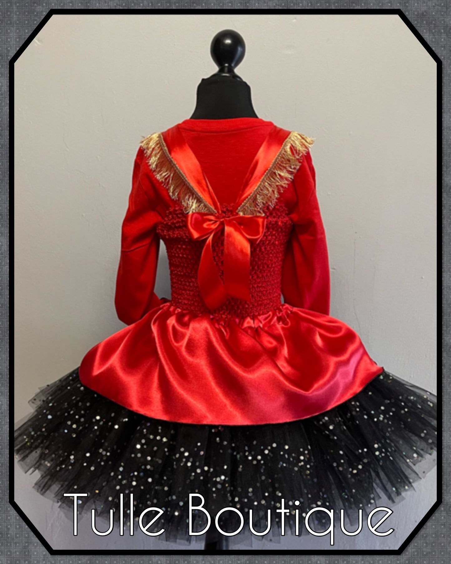 Girls Christmas Nutcracker Ring Master circus the greatest showman ballgown tutu fancy dress costume