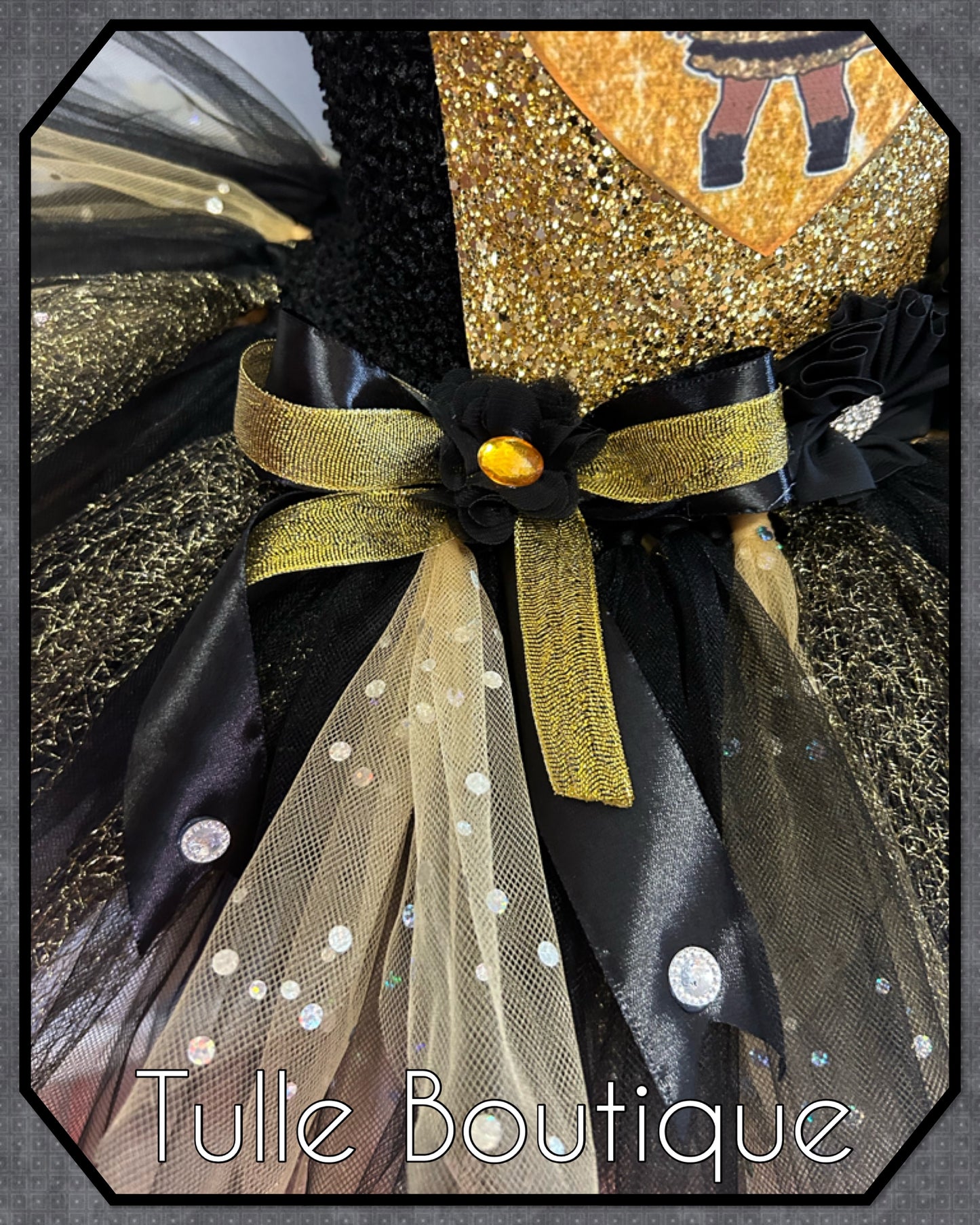Girls Glitter Bee doll themed girls birthday party tutu dress fancy dress costume