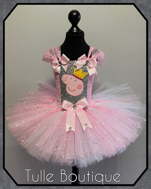 Girls toddlers peppa pig birthday party tutu dress