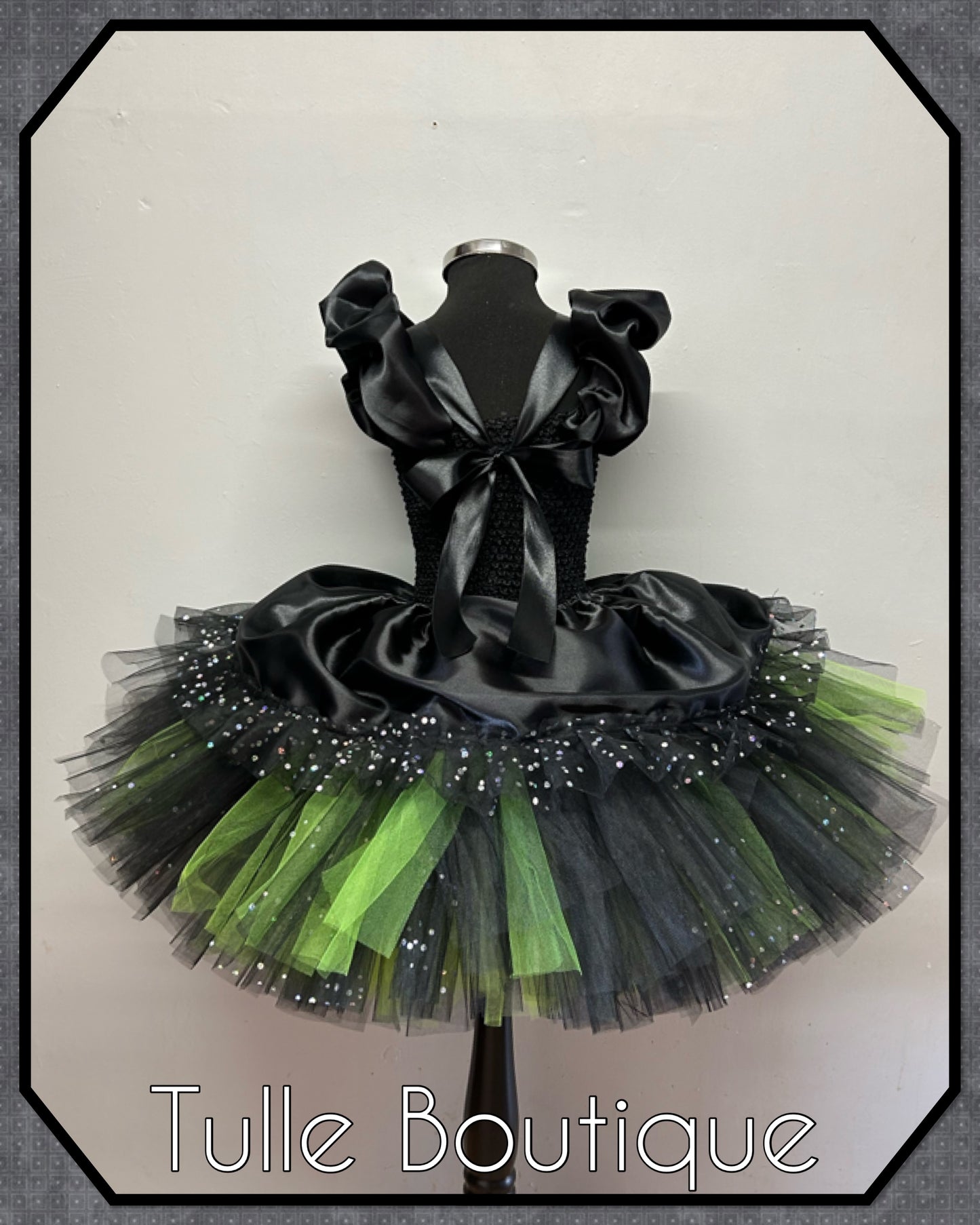 Girls Toddlers Wizard of Oz Wicked Witch of the west Elphaba costume tutu dress
