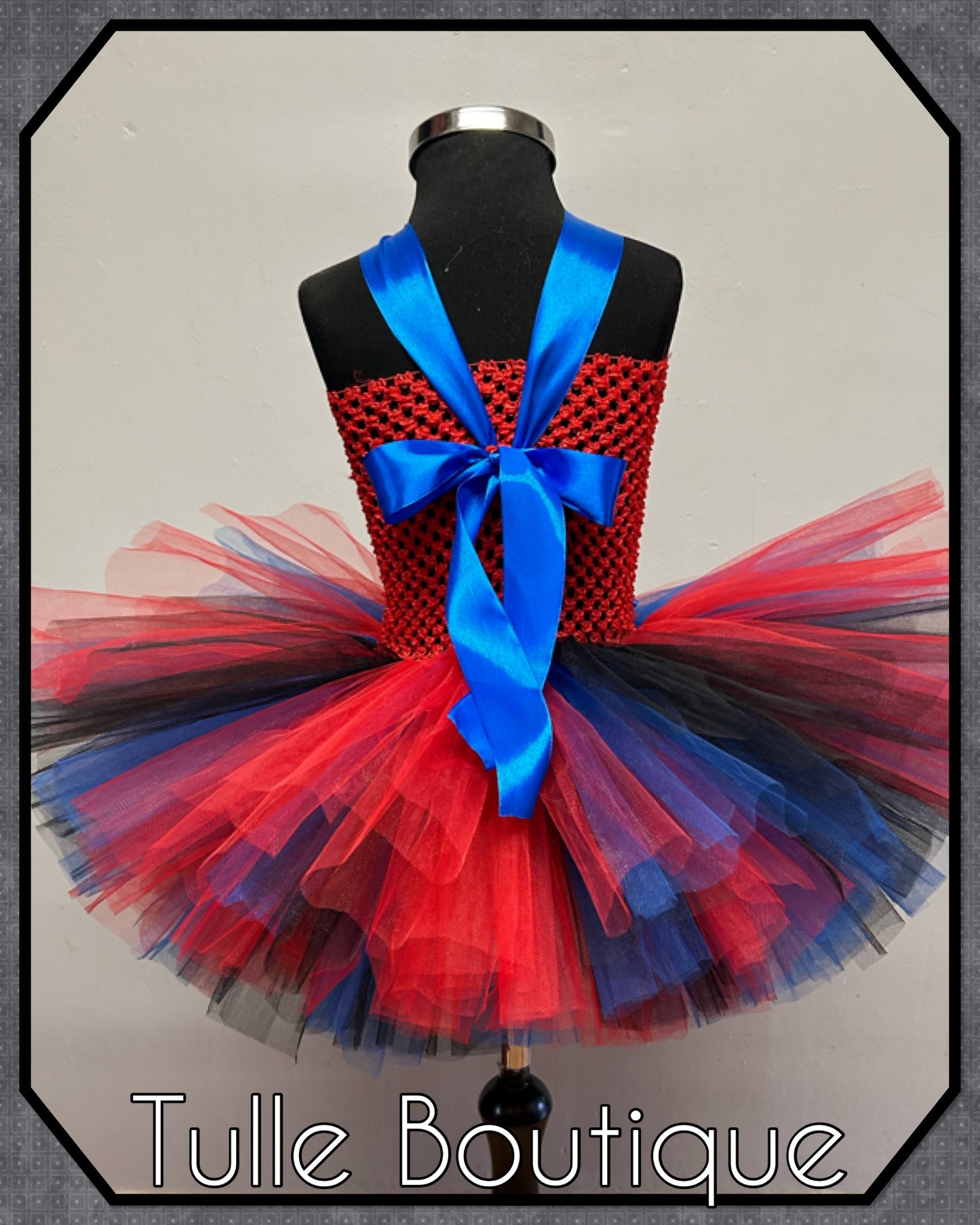 Girls toddlers Spiderman princess superhero birthday tutu dress