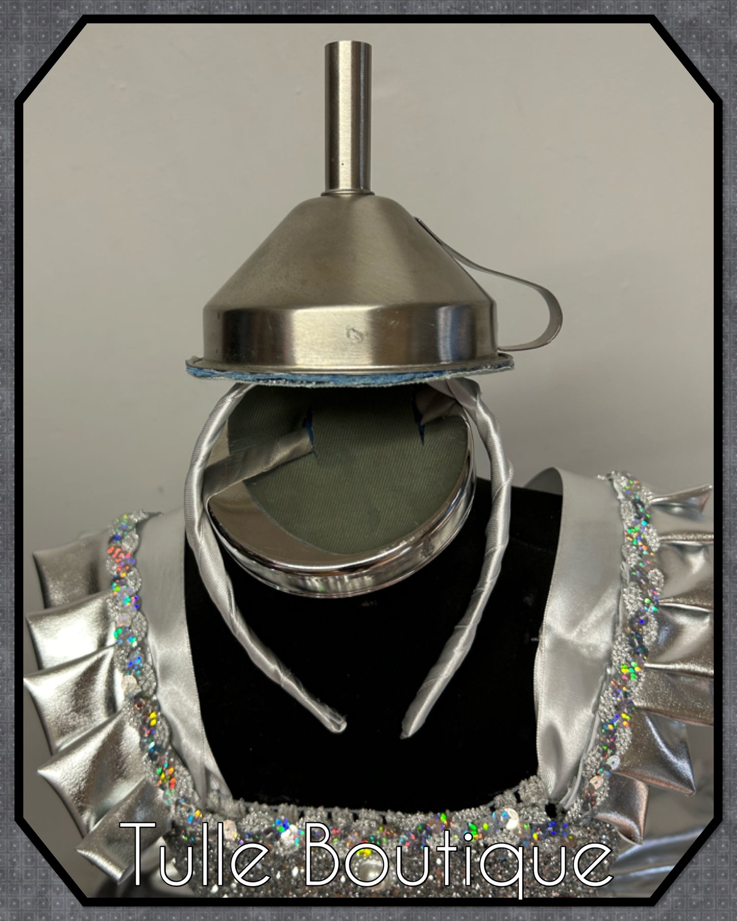 Girls Toddlers Wizard of Oz Tin man tutu dress fancy dress costume