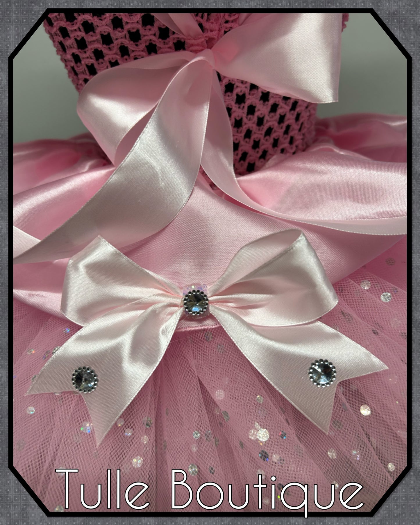 Girls toddlers Minnie Mouse baby pink ballgown tutu dress party dress