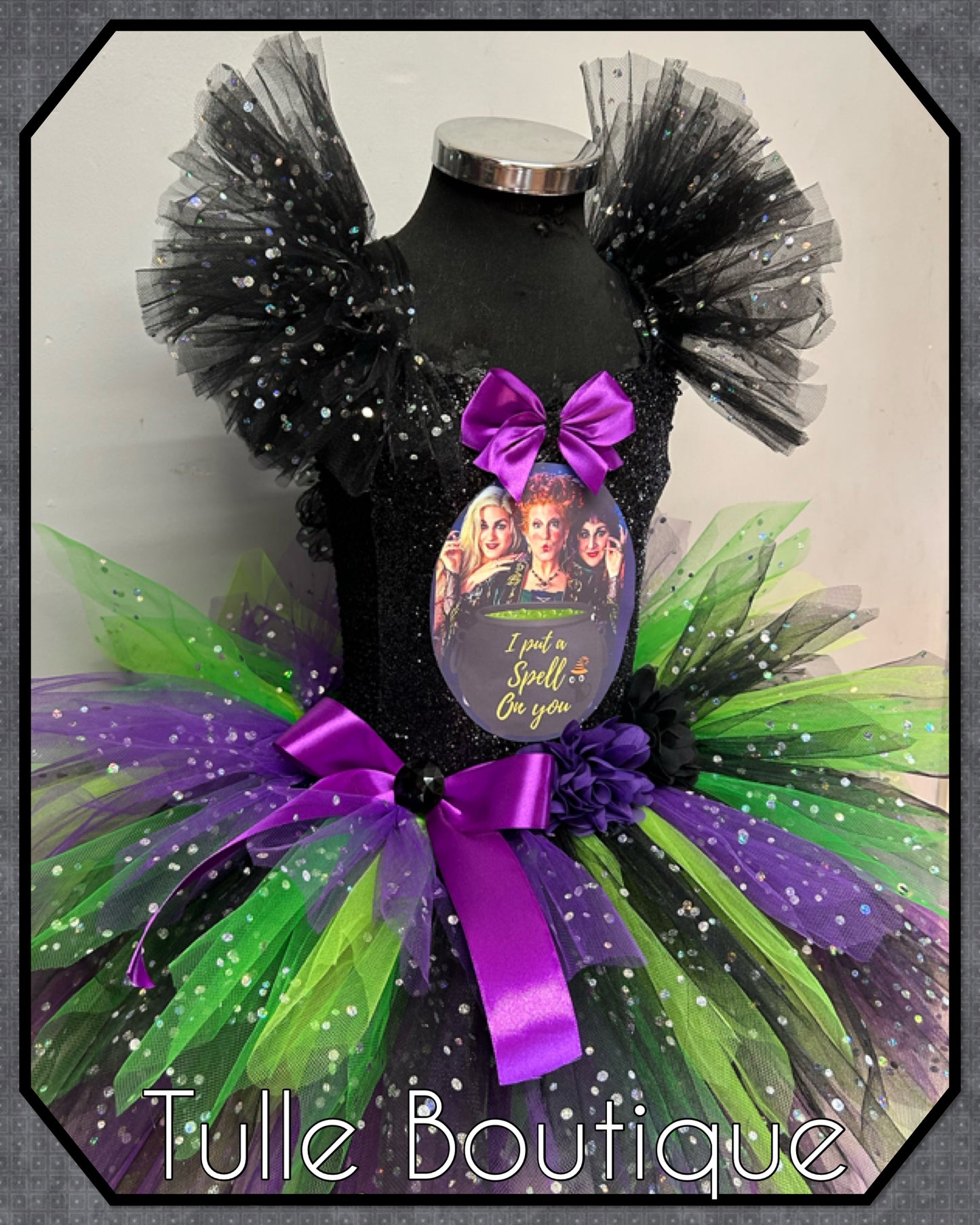 Girls Hocus Pocus Halloween birthday world book tutu dress
