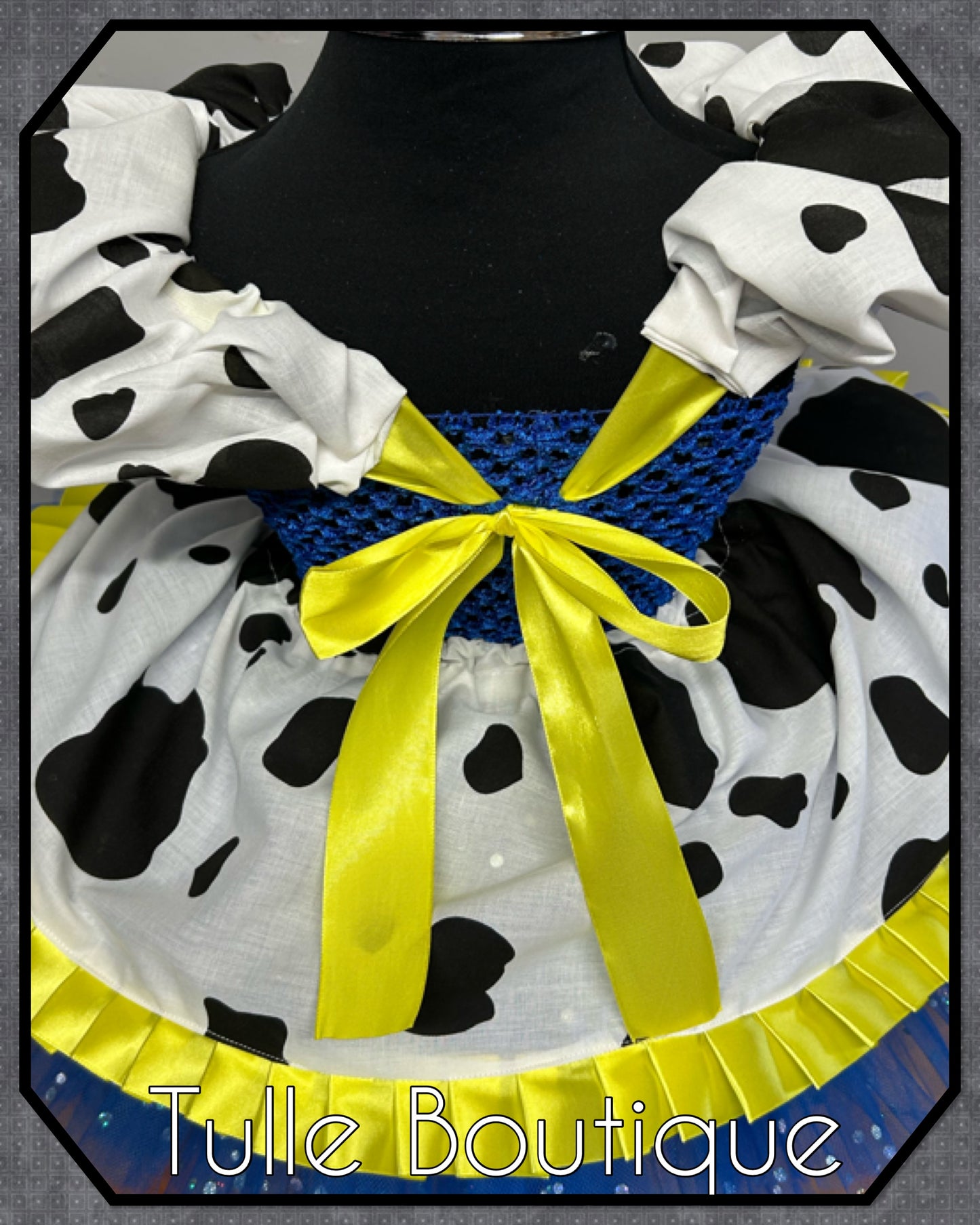 Girls toddlers Jessie cowgirl ballgown tutu dress fancy dress costume
