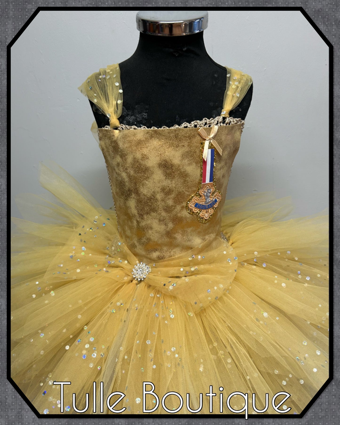 Girls Toddlers Wizard of Oz Cowardly Lion tutu dress fancy dress costume